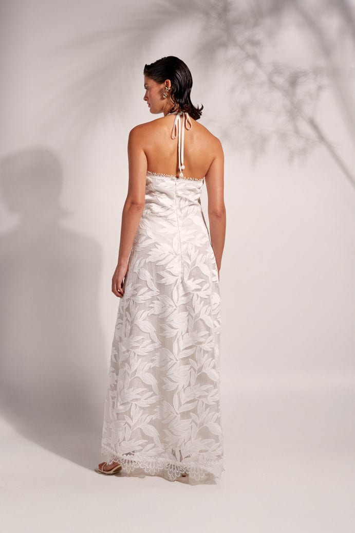 NIA MAXI DRESS WHITE - imagen 4
