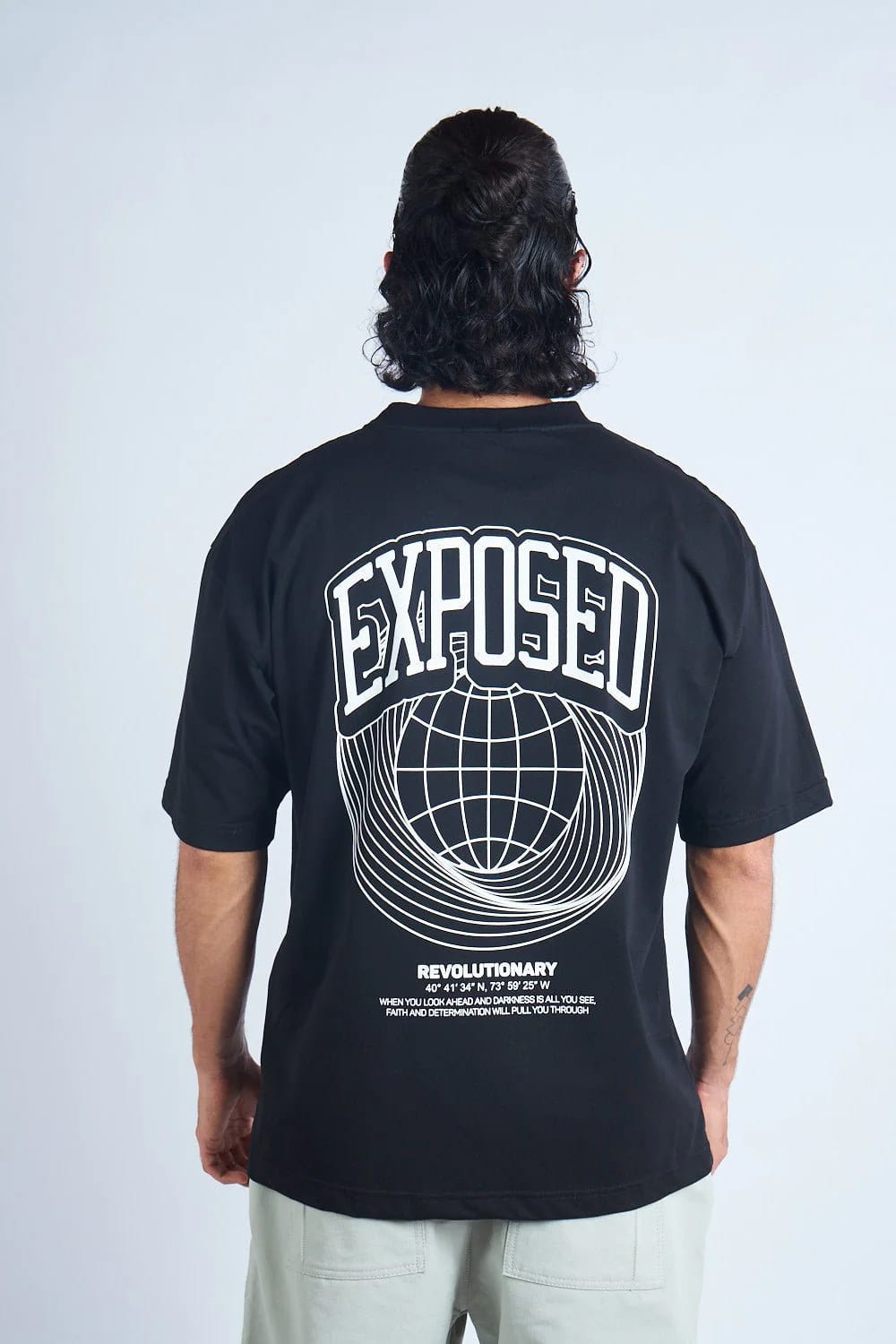 CAMISETA OVERSIZE NEGRA [DROP 0:0] - imagen 2