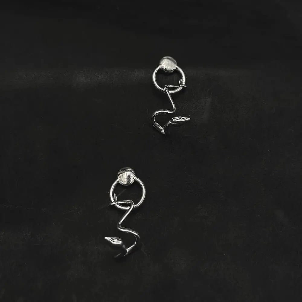 Aretes Culebra Bejuquilla Suspendida - imagen 3