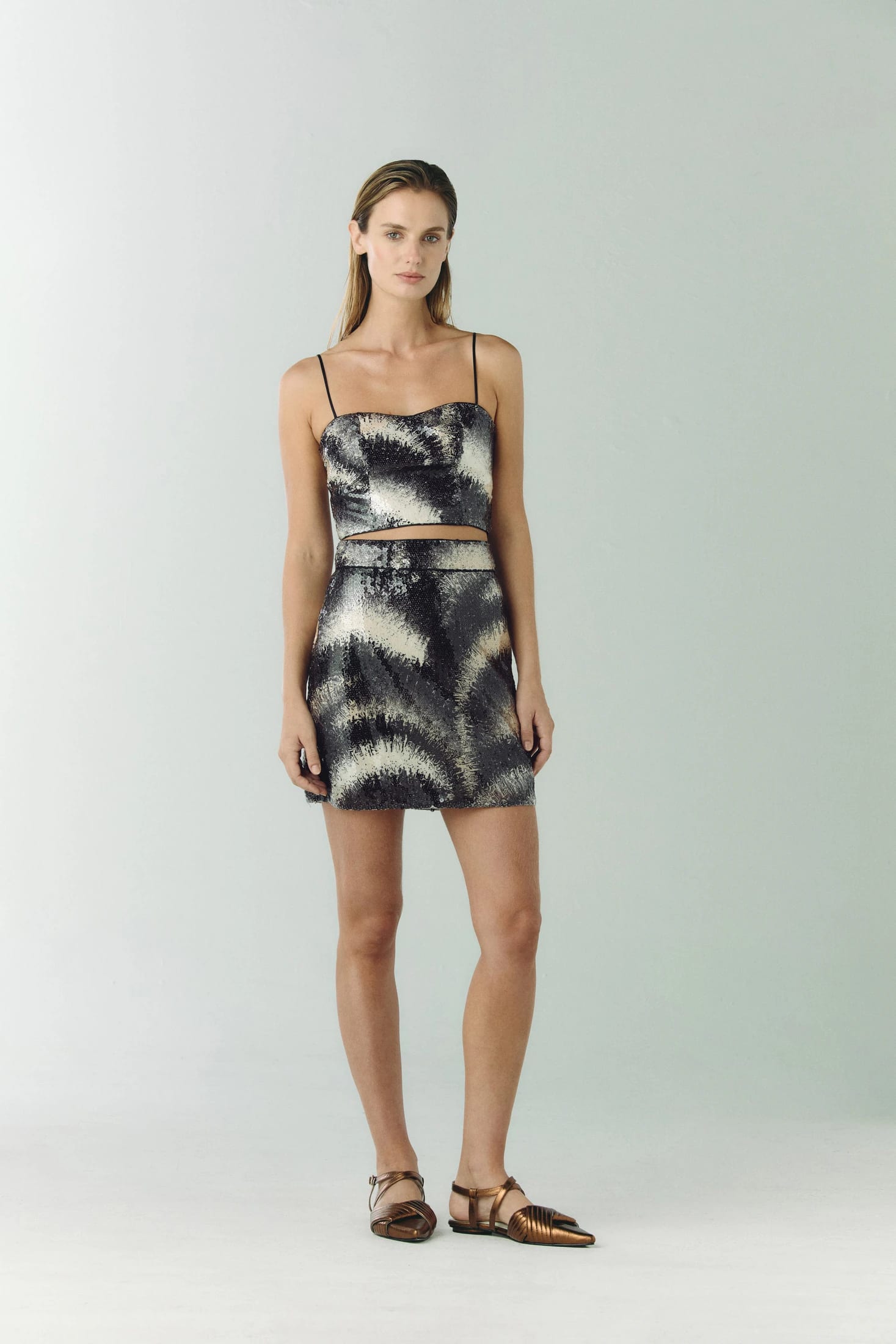 Baracoa Sequins Crop Top / Black - imagen 2