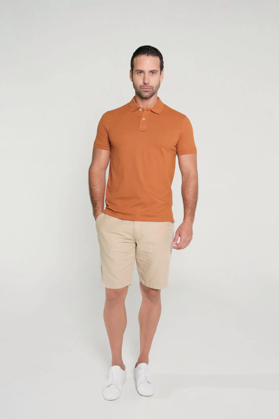 Camiseta Polo Terracota - imagen 2