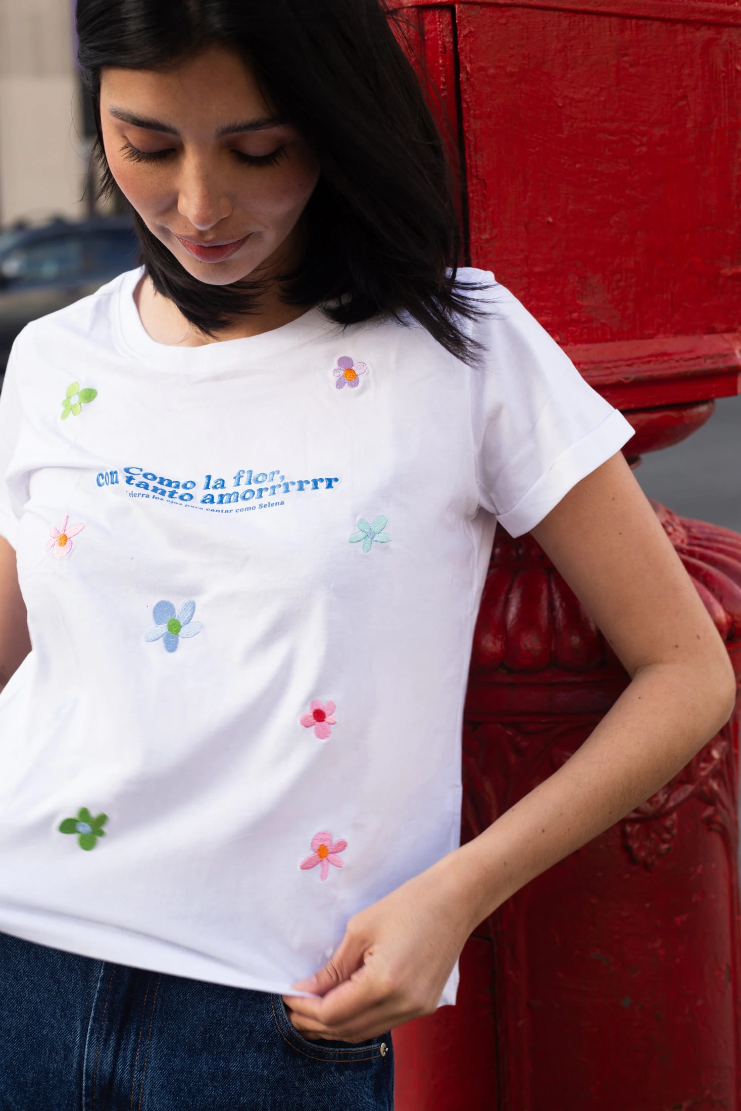 Como La Flor Oversized Tee - imagen 2