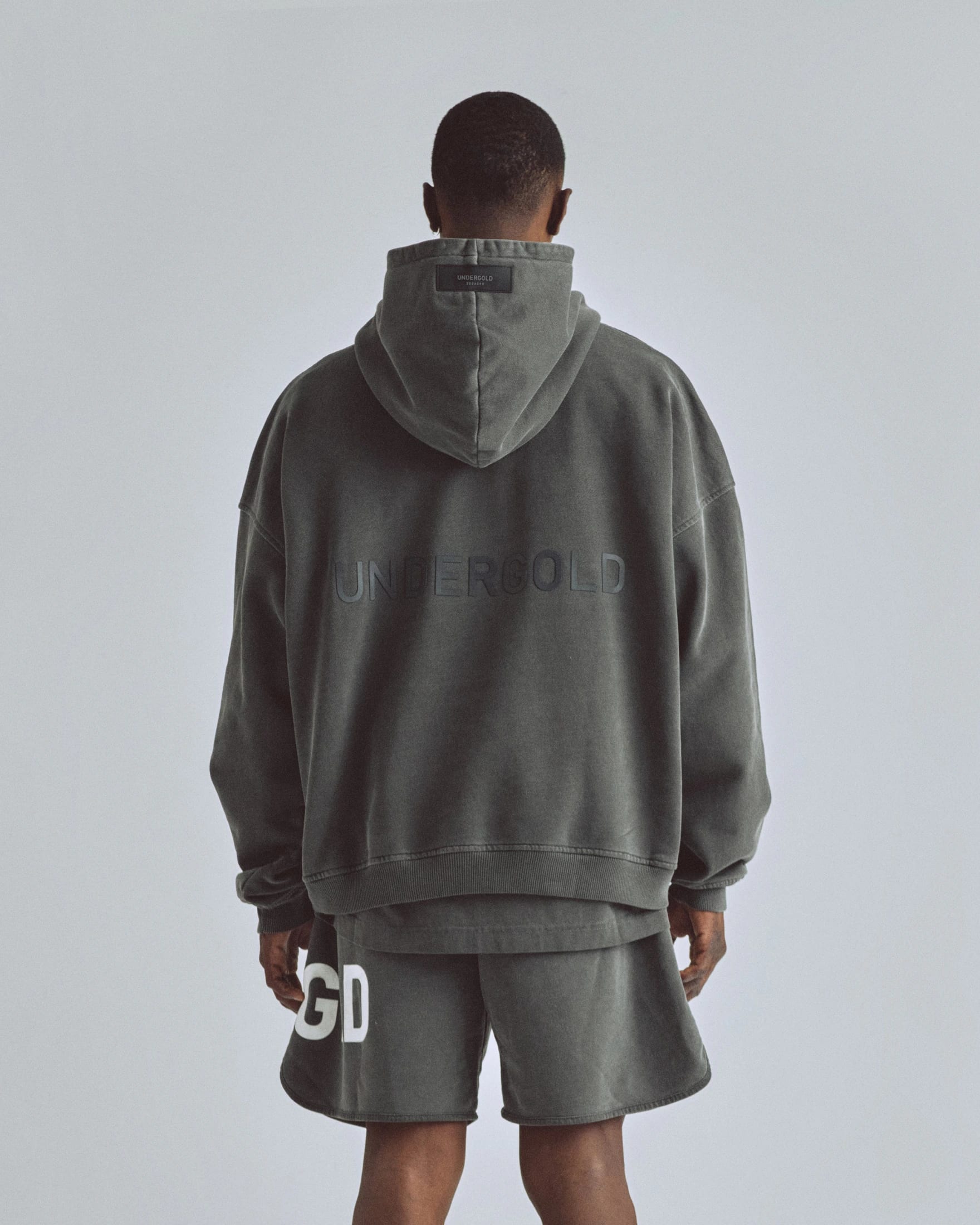 Line Logo Hoodie Vintage Gray - imagen 7