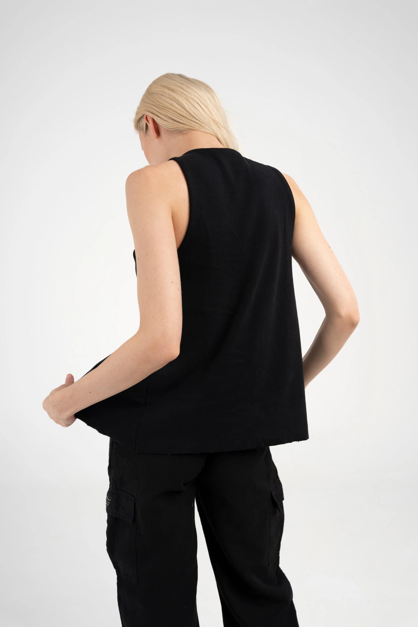Crossed Organic Rib Top - imagen 6