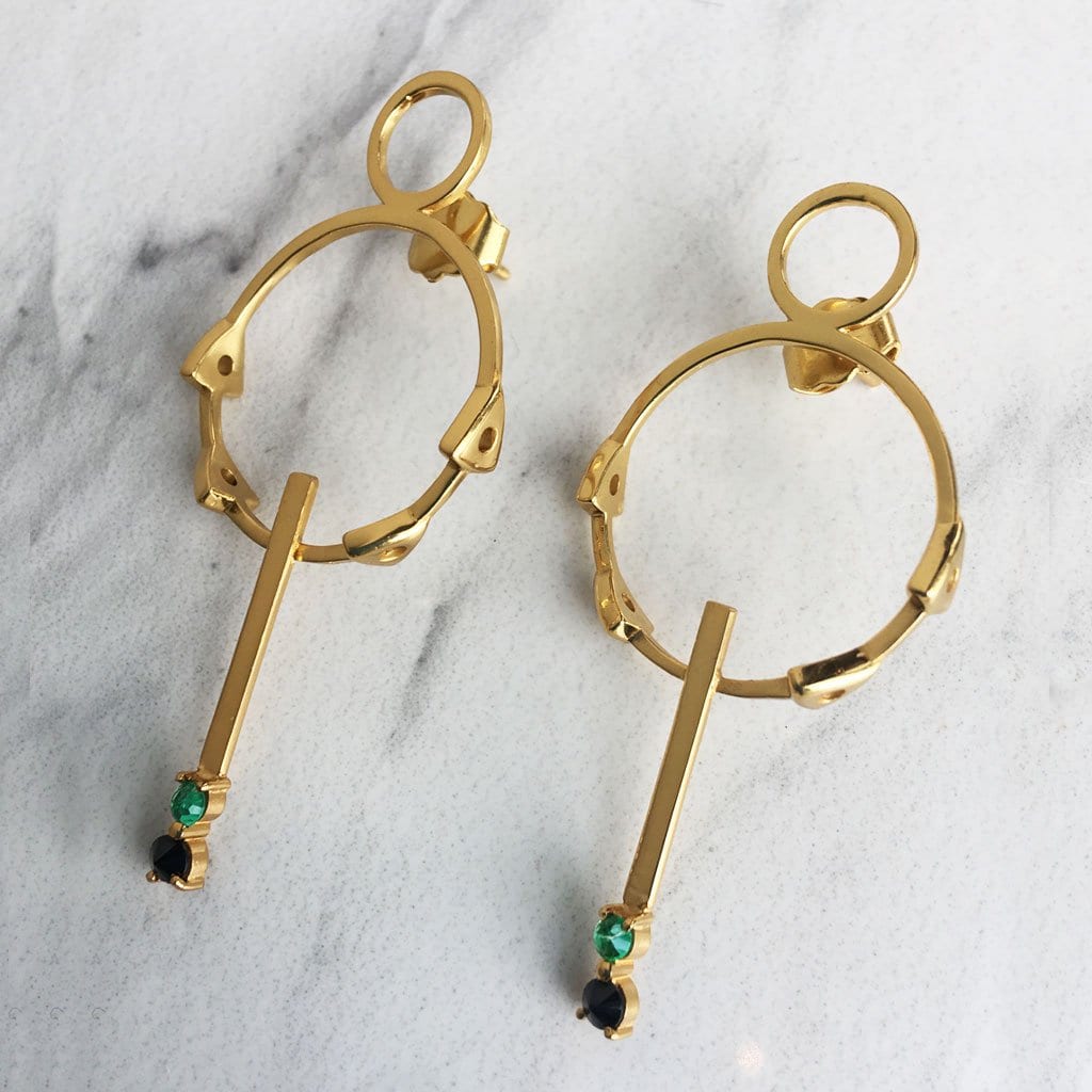 ARETES EIGHT ONE ESMERALDA - imagen 3