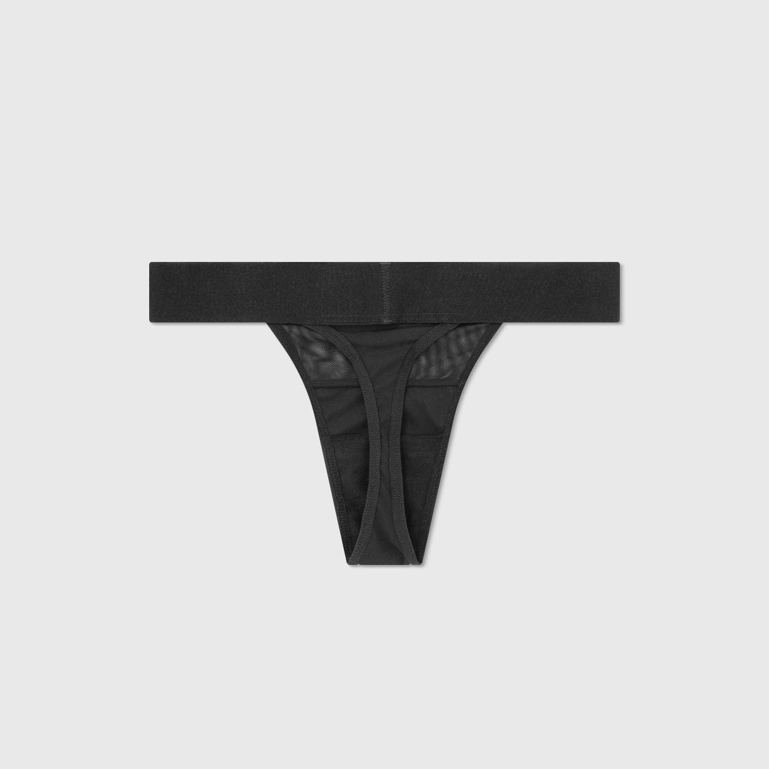 Mesh Cut-Out Bottom - Black - imagen 6
