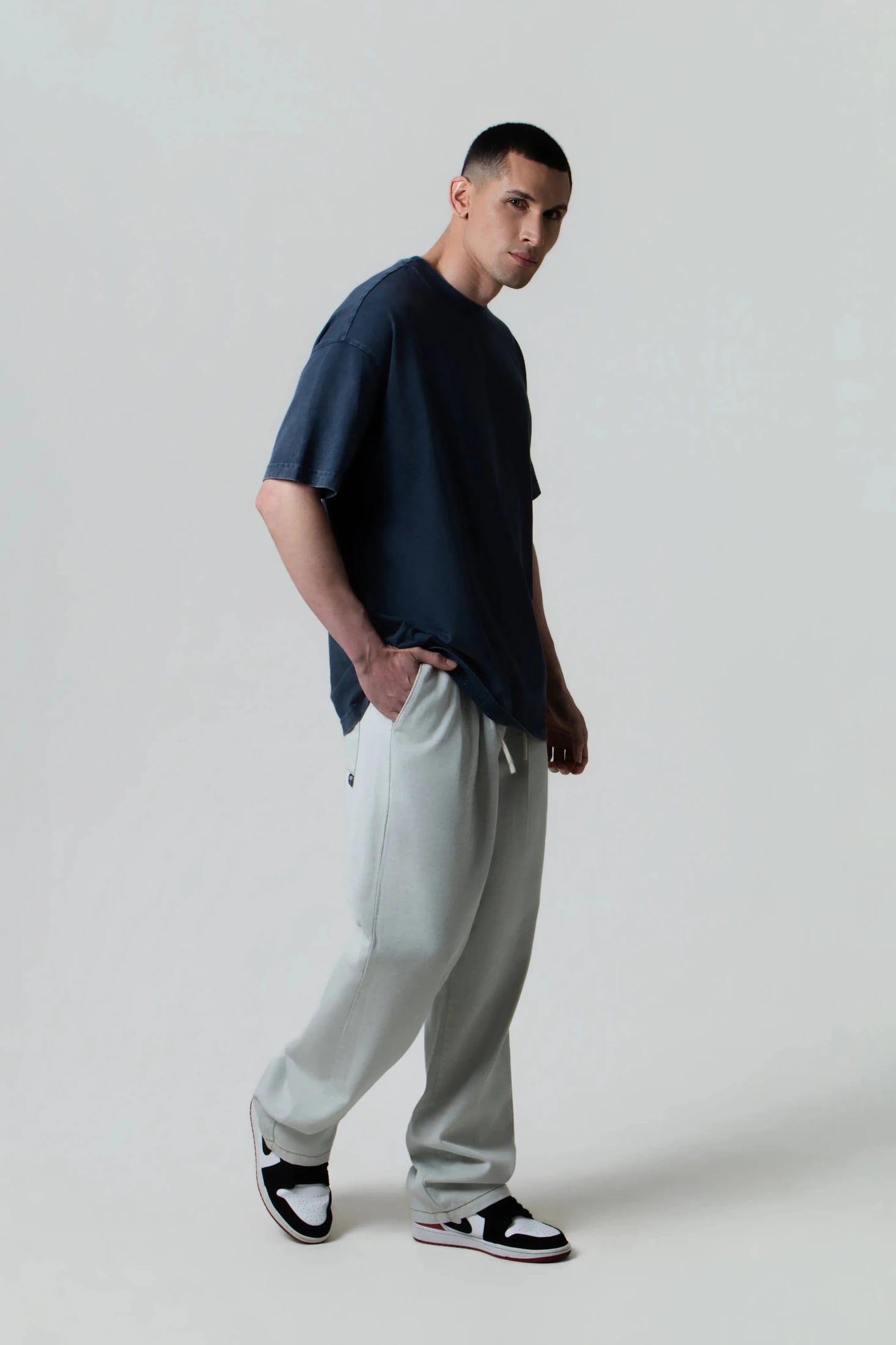 PANTALON JOGG COLOR AZUL CLARO - imagen 1