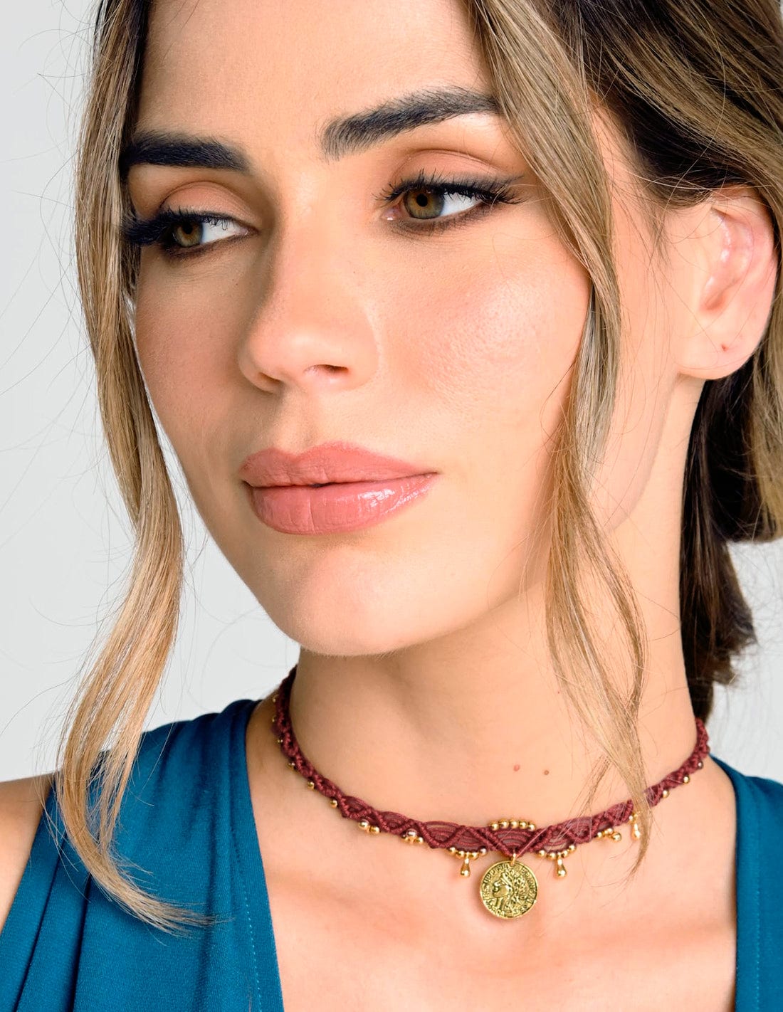 Choker Lía Red Wine - imagen 4