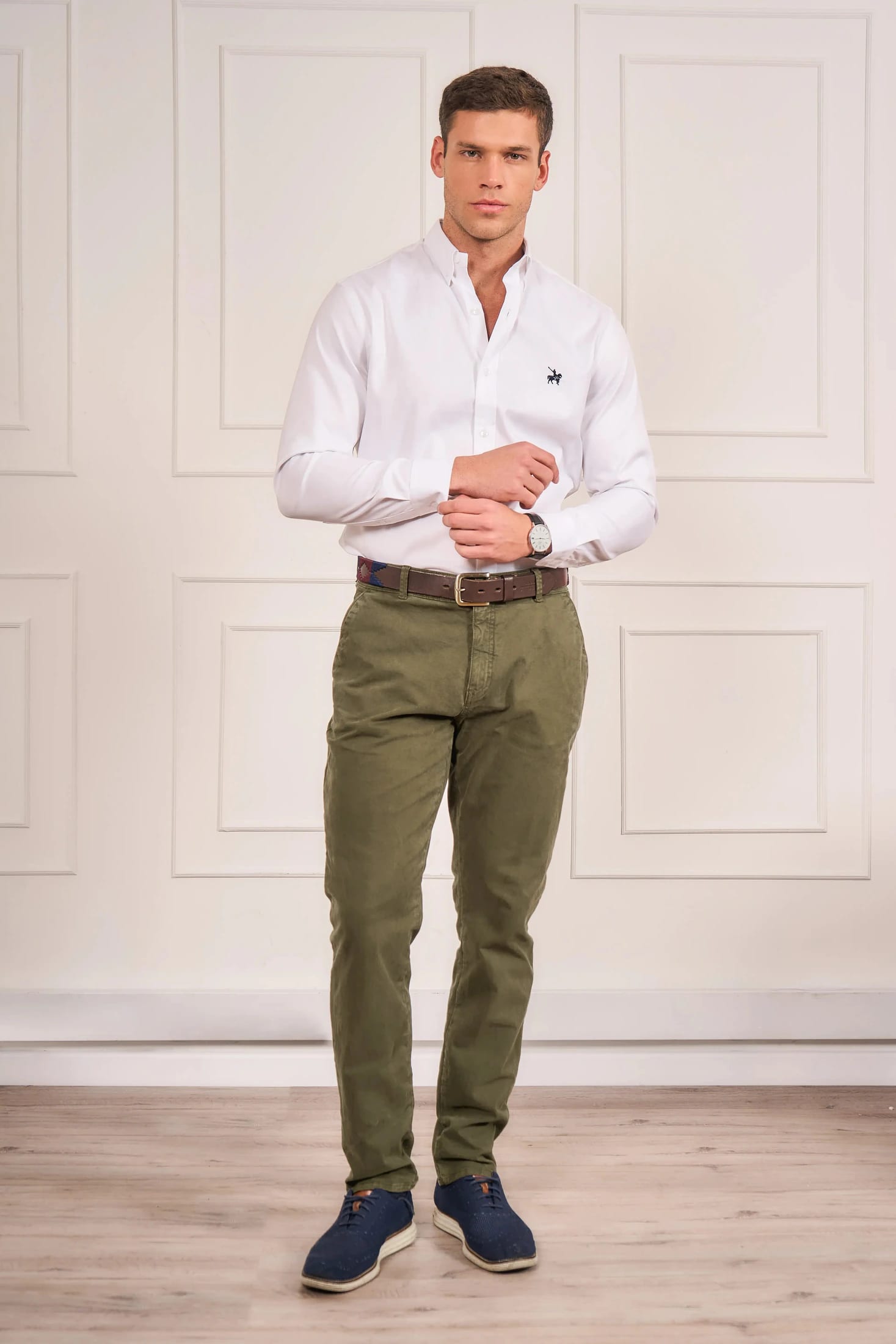 Camisa Oxford Hombre No Iron Blanca - imagen 5
