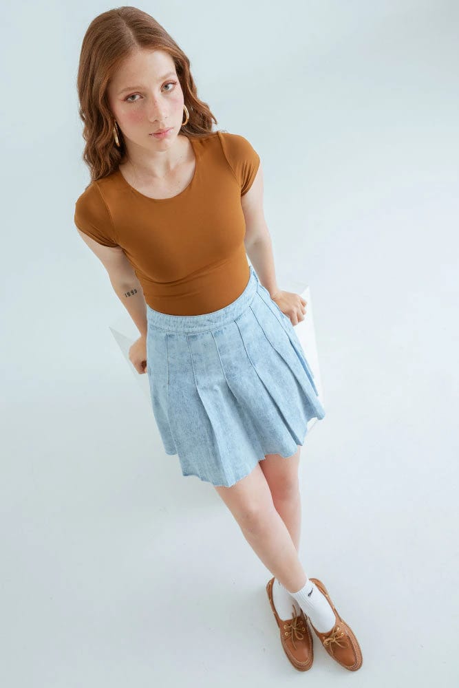 Falda Denim Tablas - imagen 1