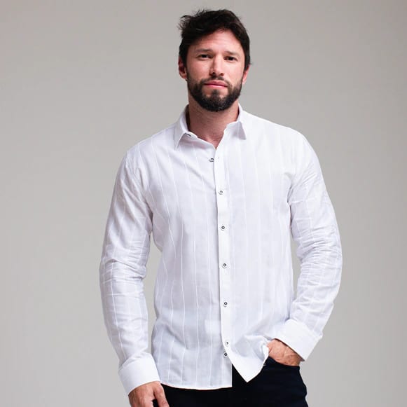 CAMISA ML 100% ALGODON HOMBRE - imagen 108