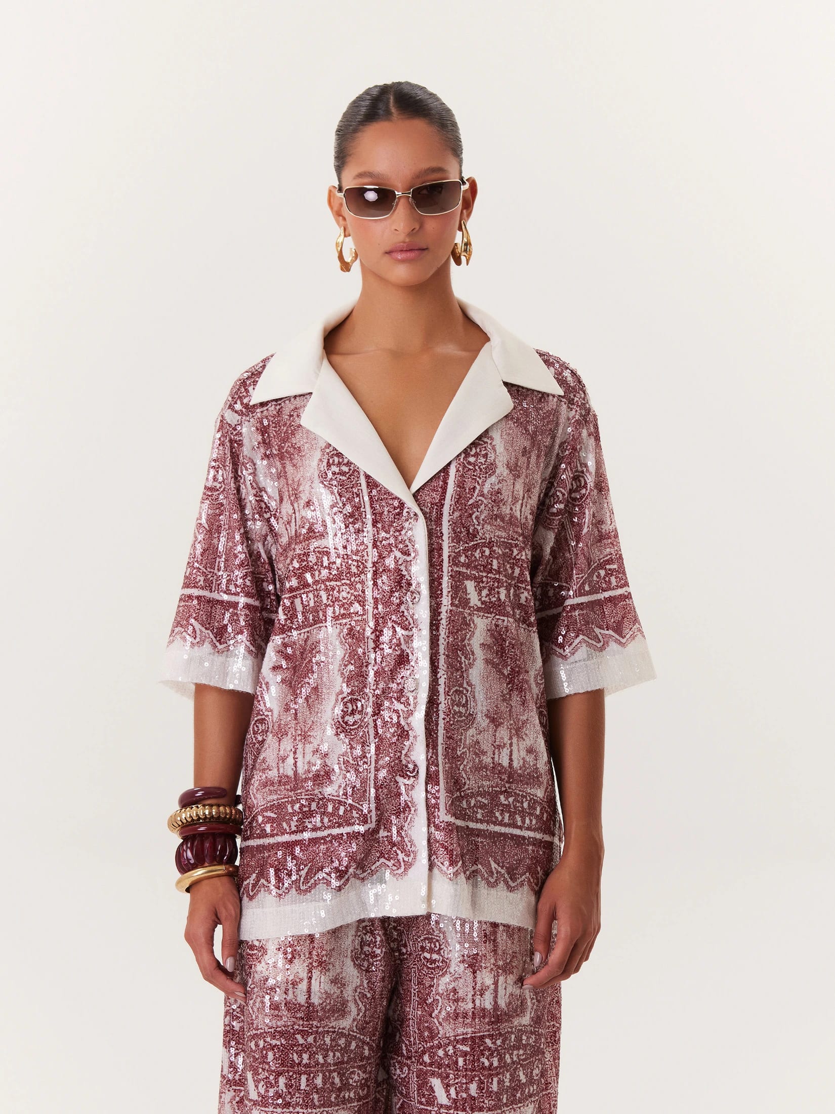 Blouse Antojito 22  - Vino - imagen 1