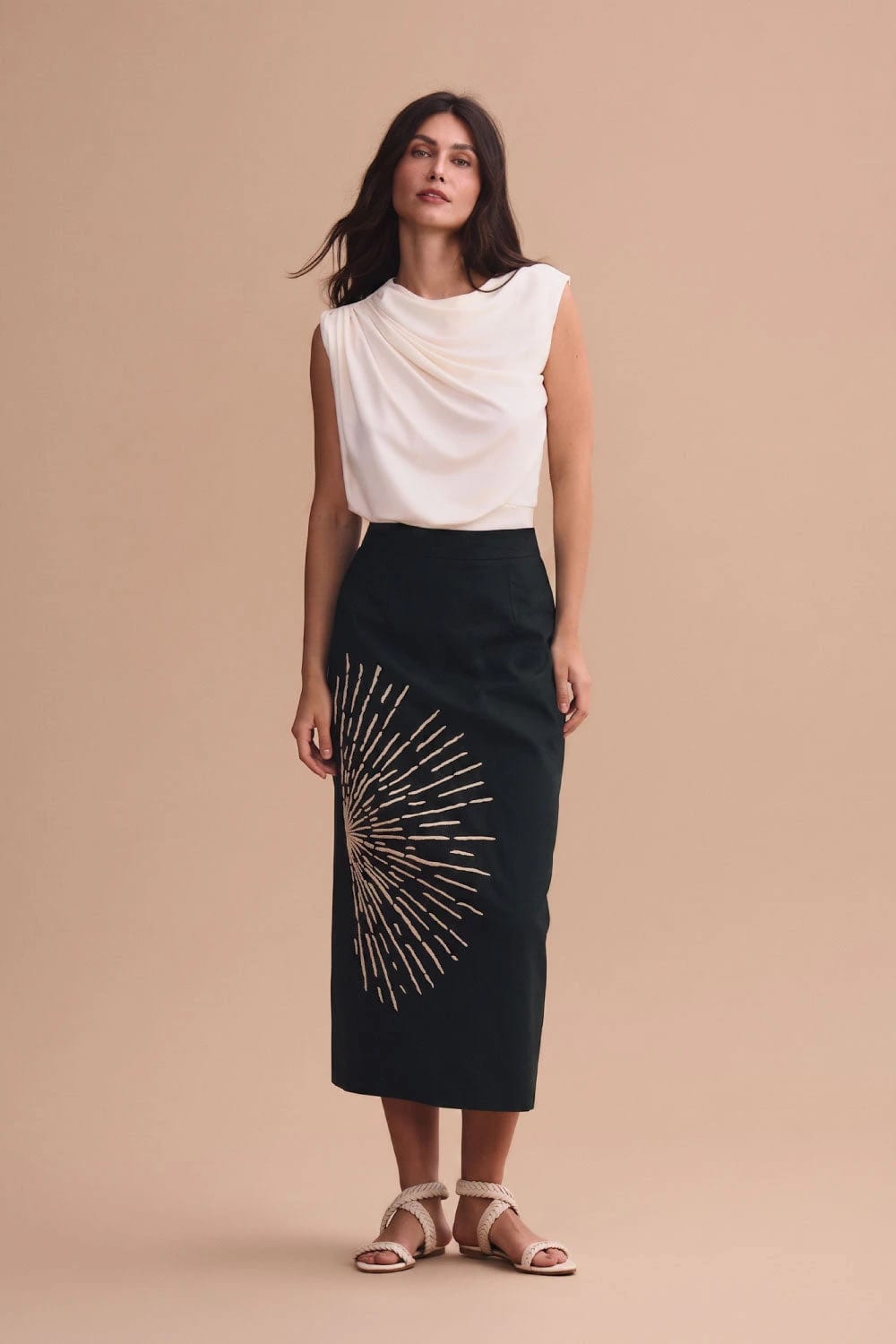 Falda venecia negro - imagen 3