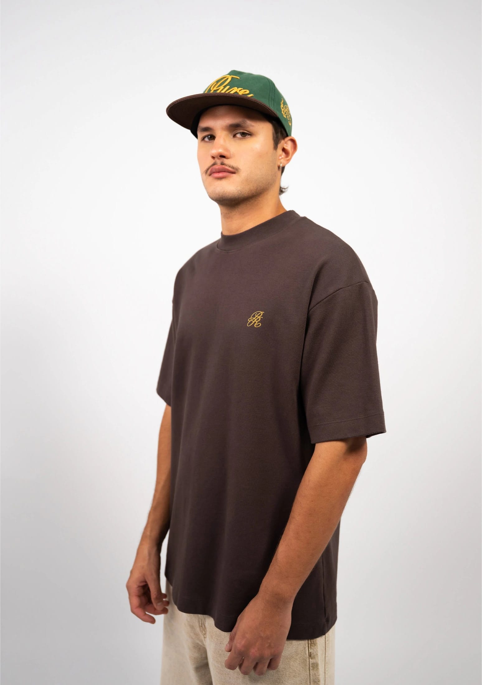 Brown Logo T-Shirt - imagen 1