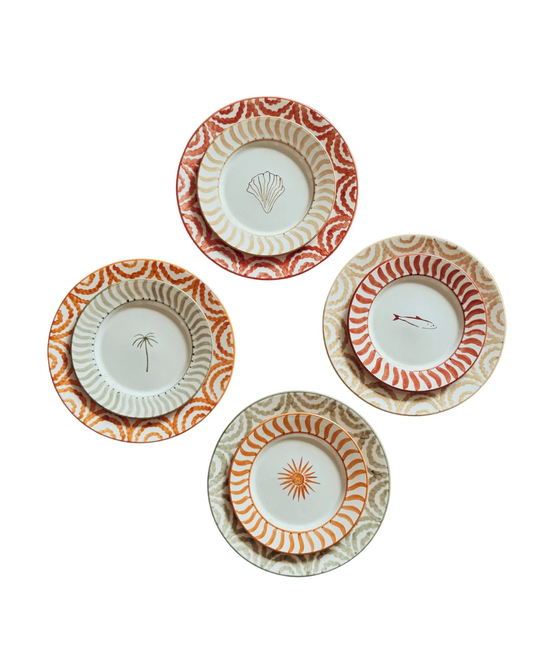 SET X4 DINNER PLATE - SOLEI - imagen 3