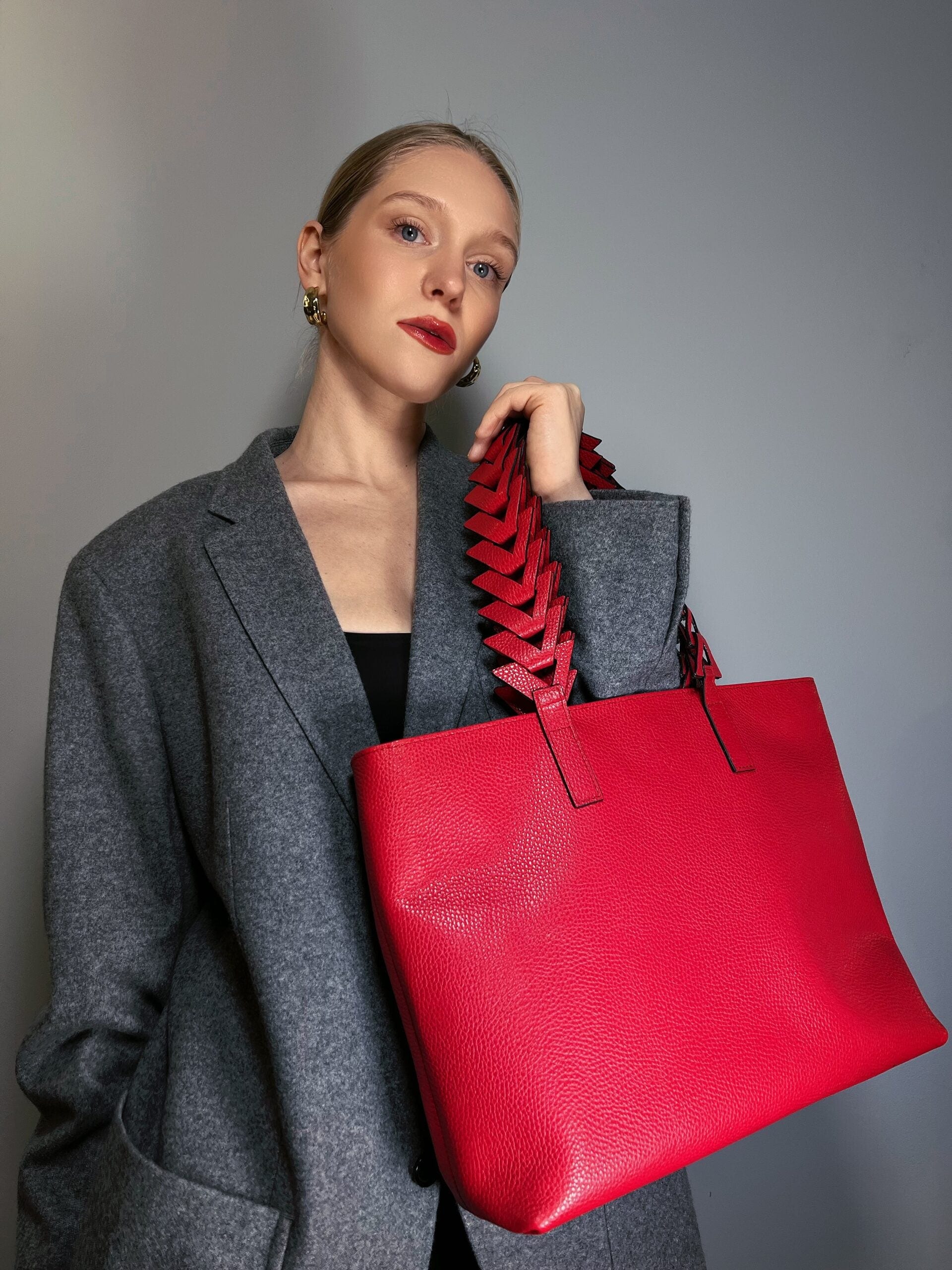 Caro Laptop Tote Red 14" - imagen 1