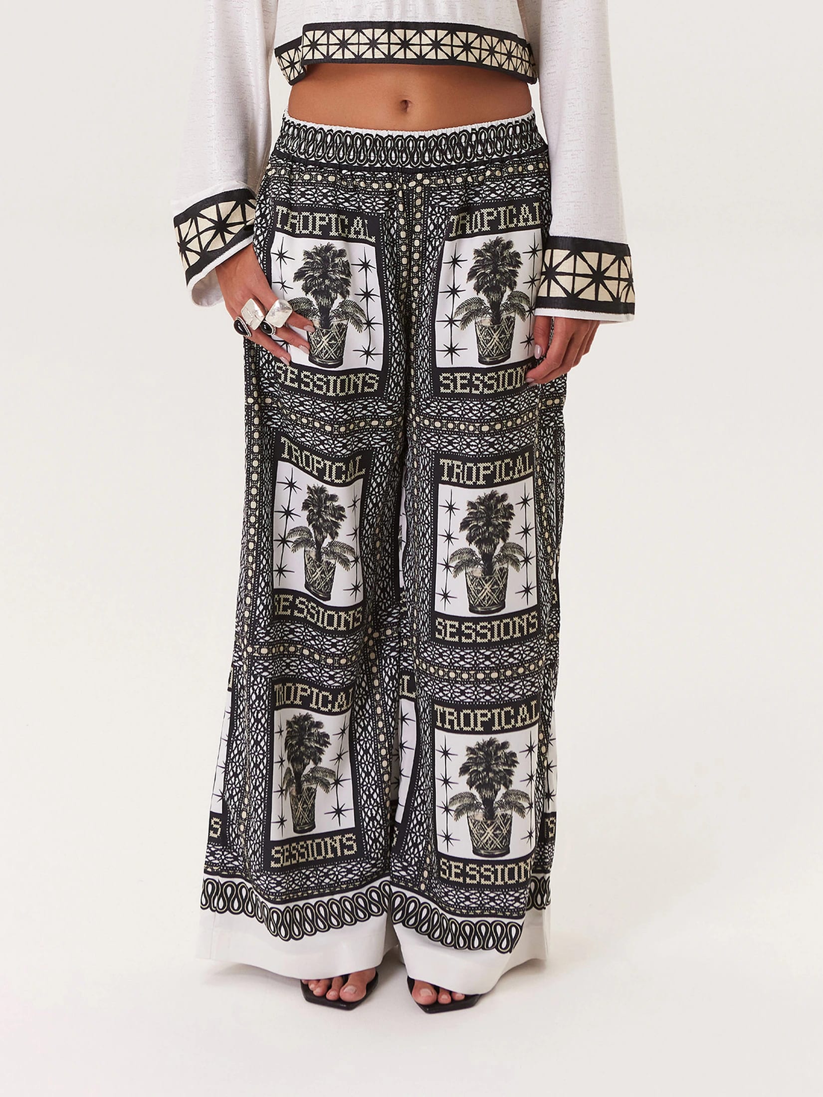 Pantalón Tropical - Negro - imagen 2