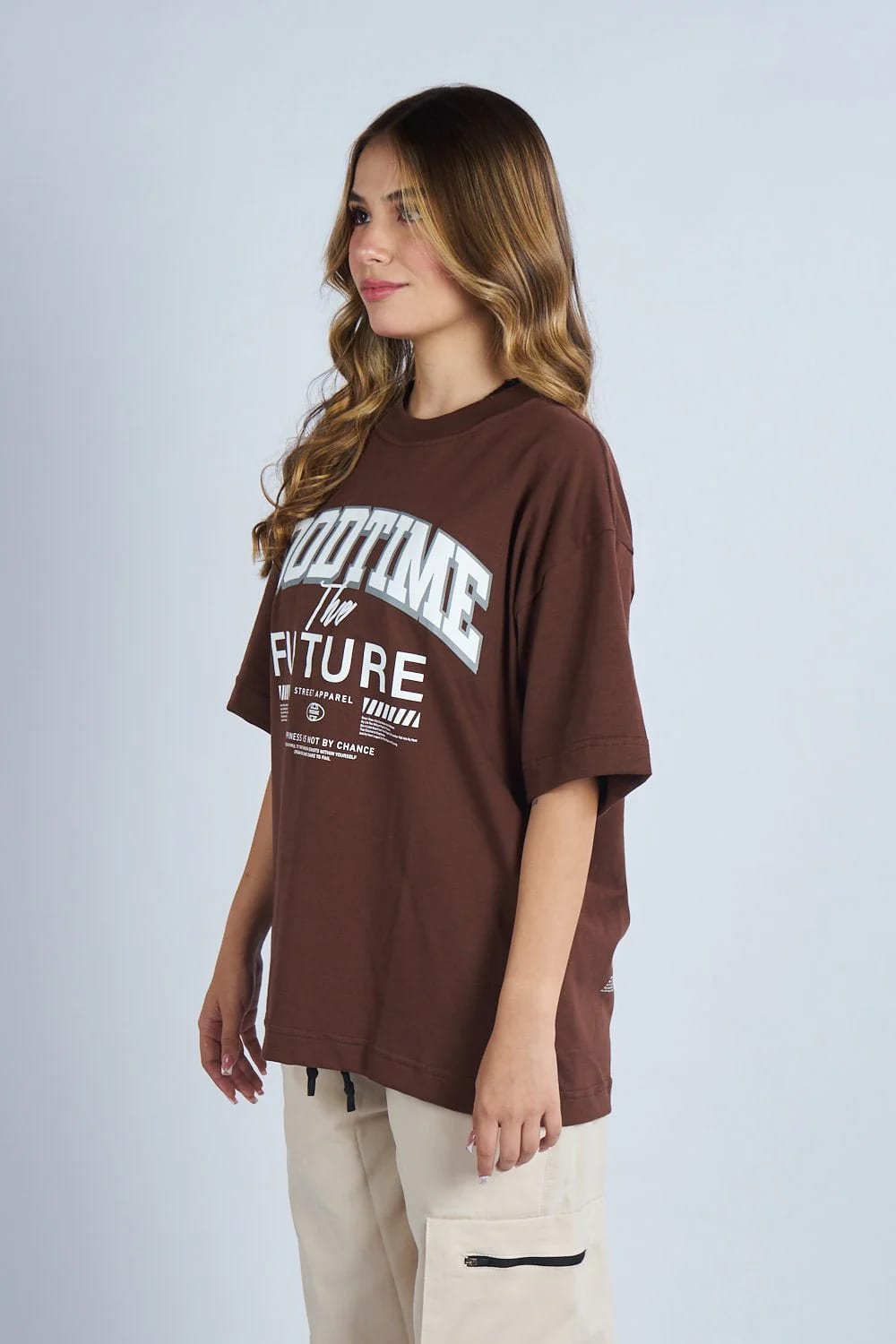 Camiseta oversize estampado Good Time Cafe | DROP 03 | - imagen 5