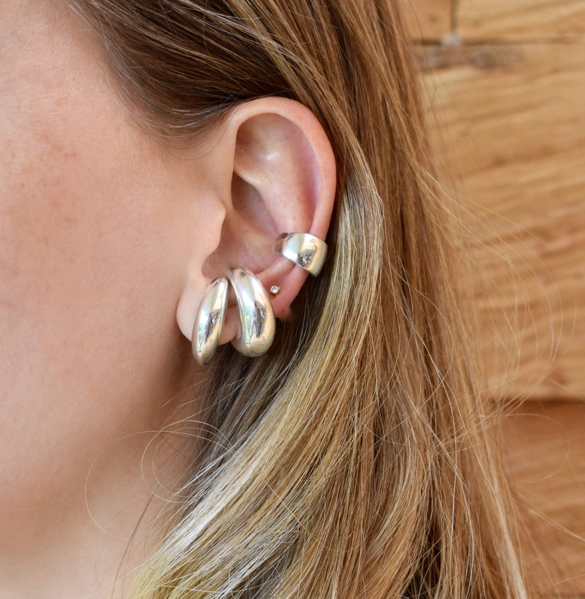 Ear Cuff Aqua - imagen 4