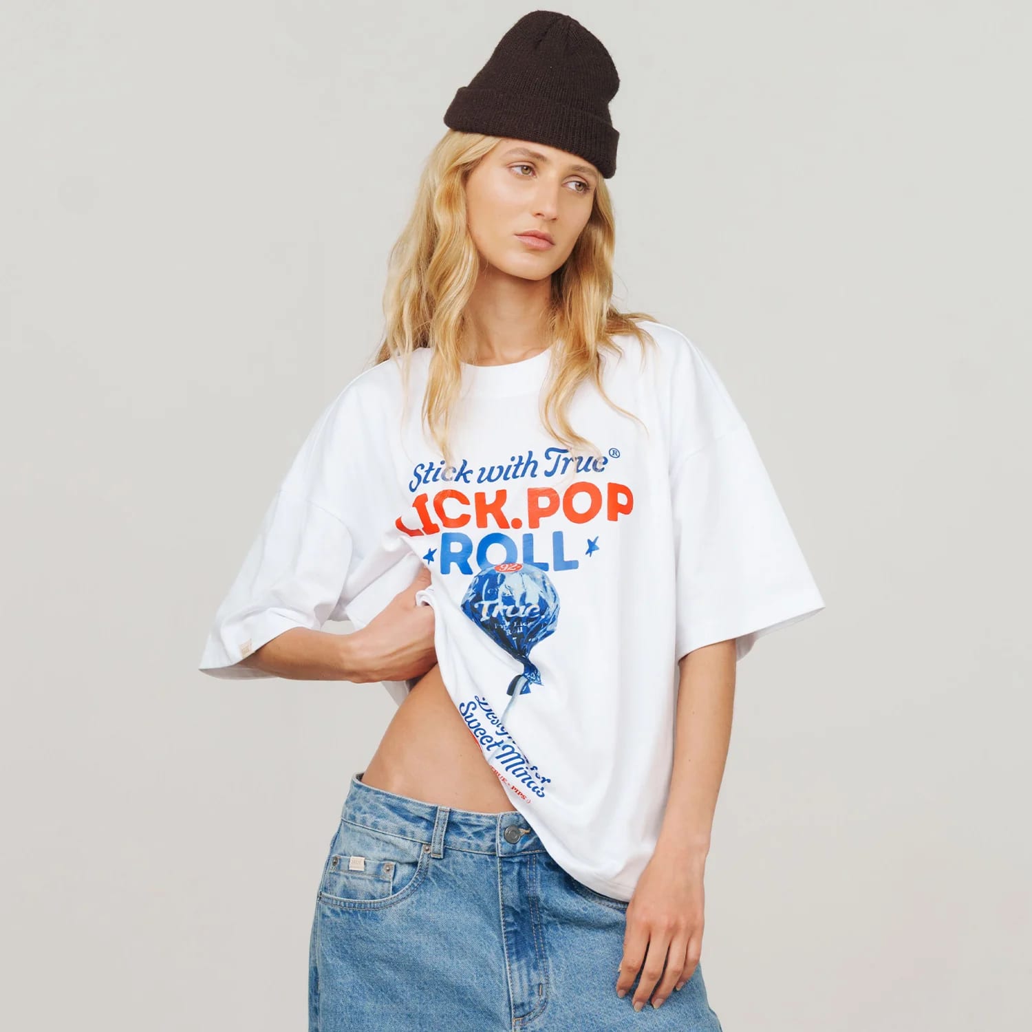 Lollipop Boxy Tee - White - imagen 15