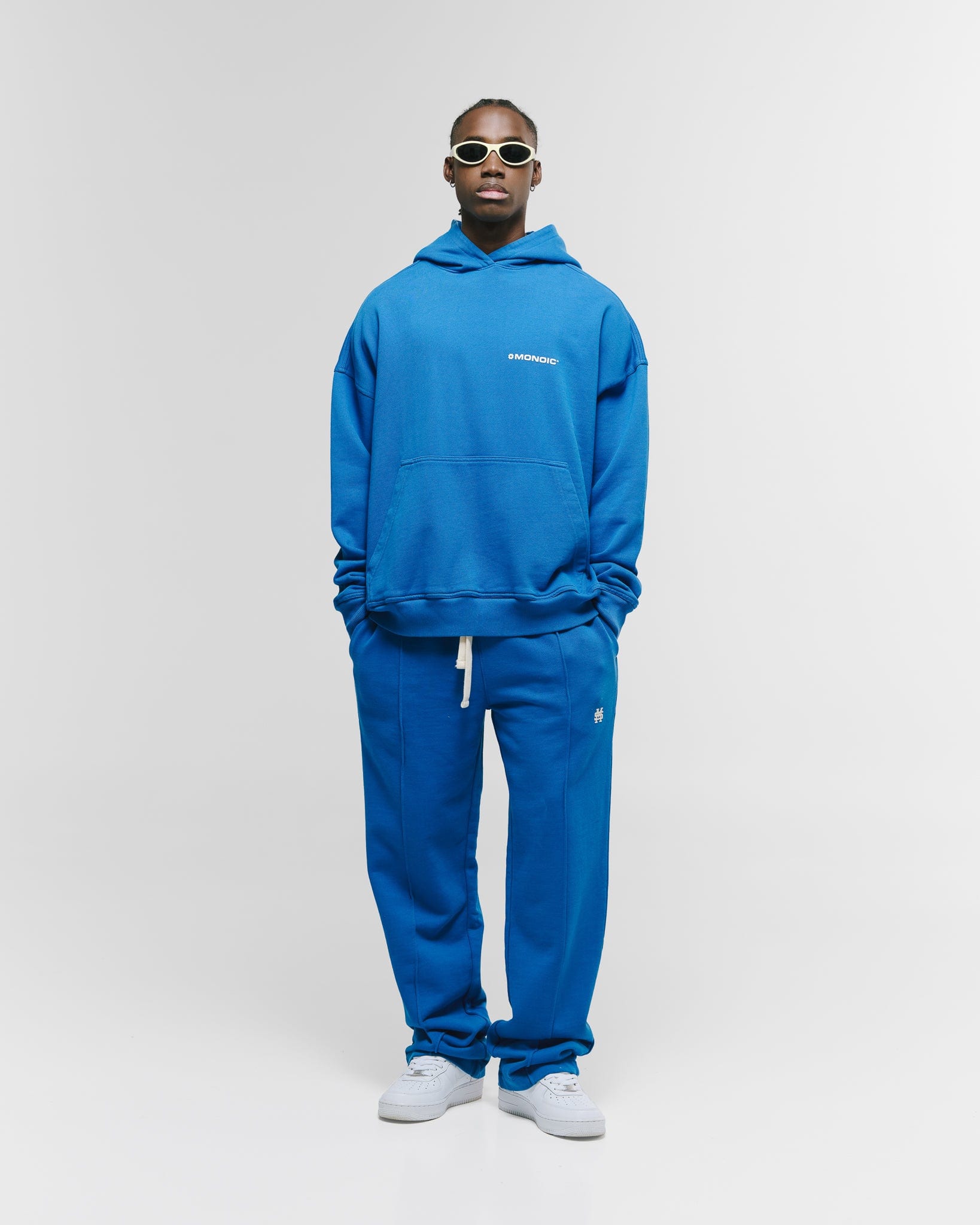 Hoodie Oversized Básico V4 - Azul Cobalto - imagen 3