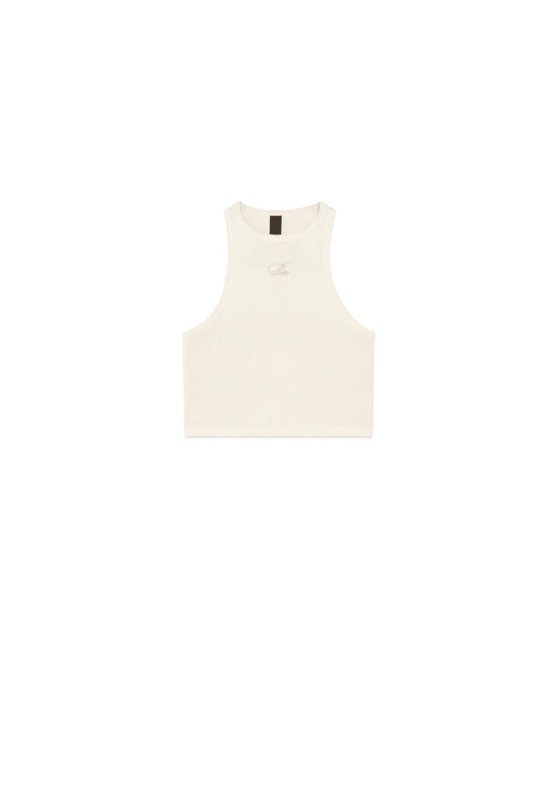 Heraldic cream crop top - imagen 1