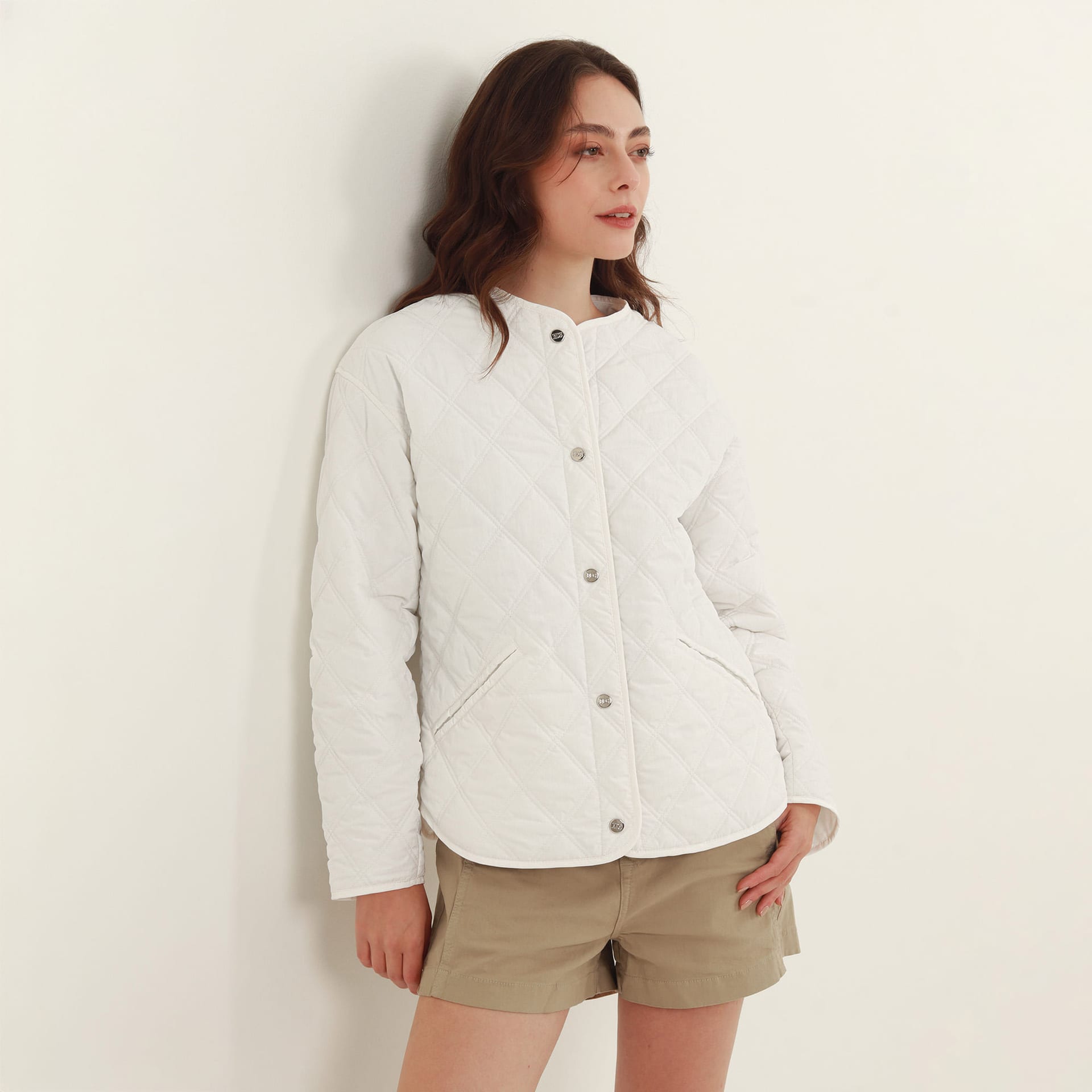 Chaqueta acolchada cuello redondo con capucha y pieza separable - imagen 8
