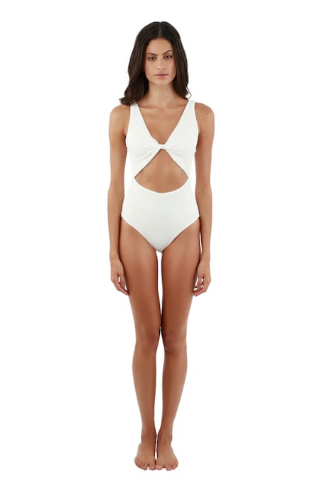 Textured Wave White Twix One Piece - imagen 1