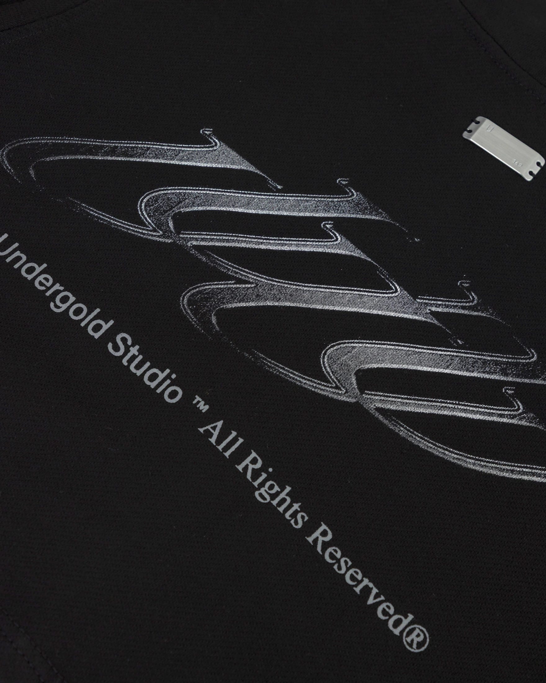 W Spring Unity Zip Up Slim Fit Crewneck Black - imagen 4