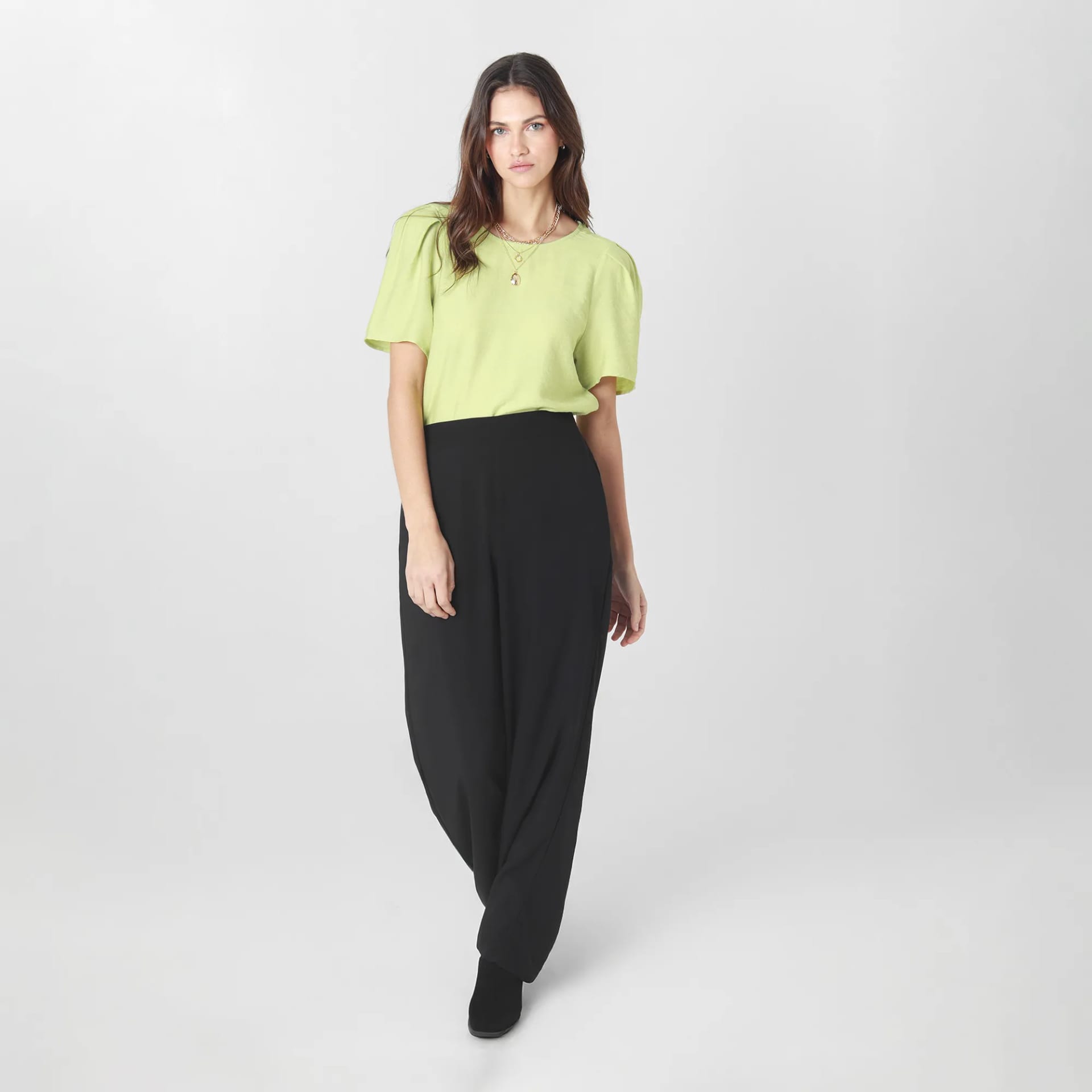 Pantalon Tiro Alto Bota Flare - imagen 5