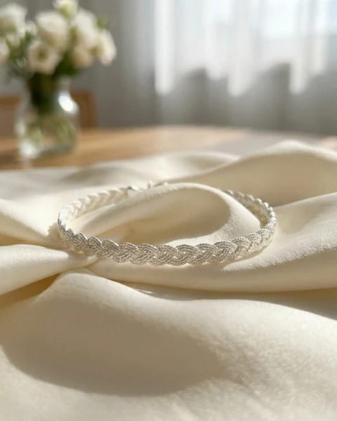 Pulsera Orquidea en Plata Ley 950 Filigrana - imagen 1