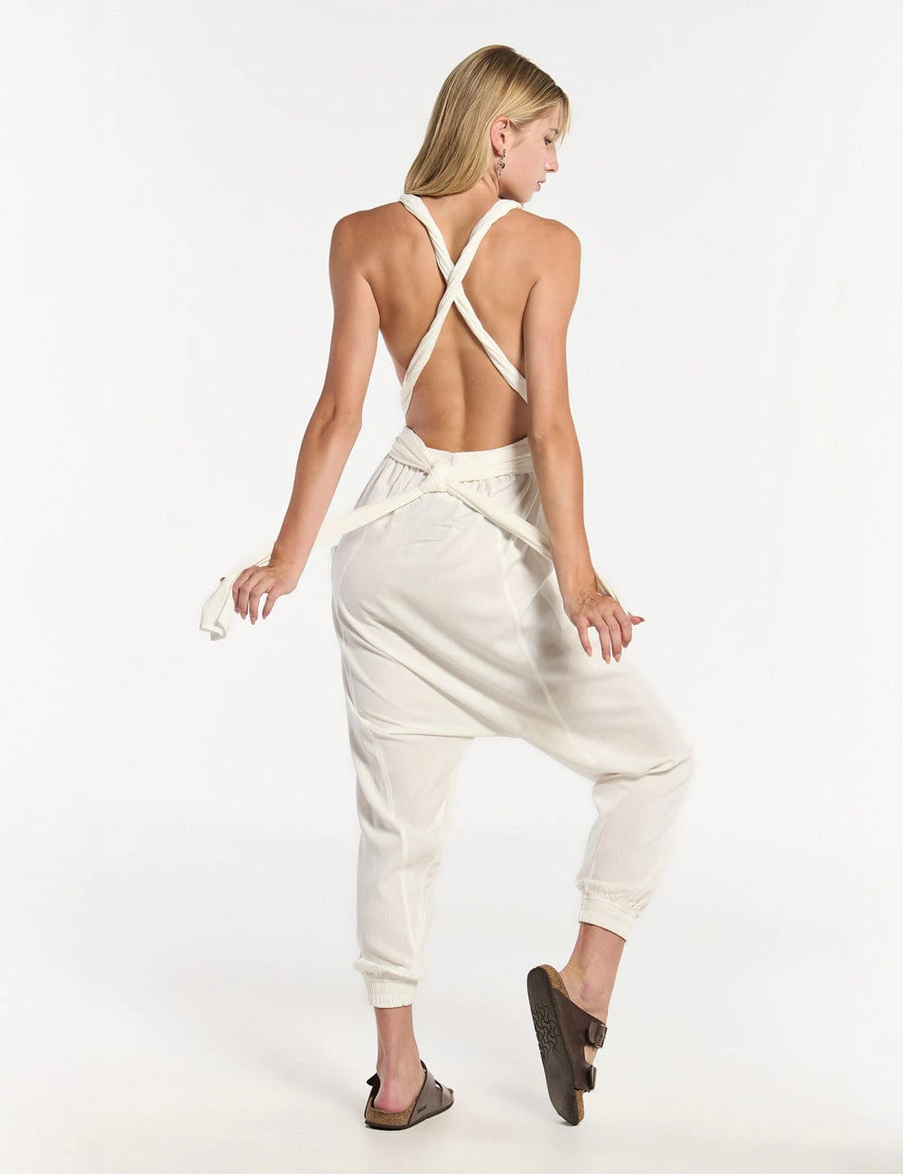 Jumper Tiras cruzadas Mooring crudo Mujer - imagen 2