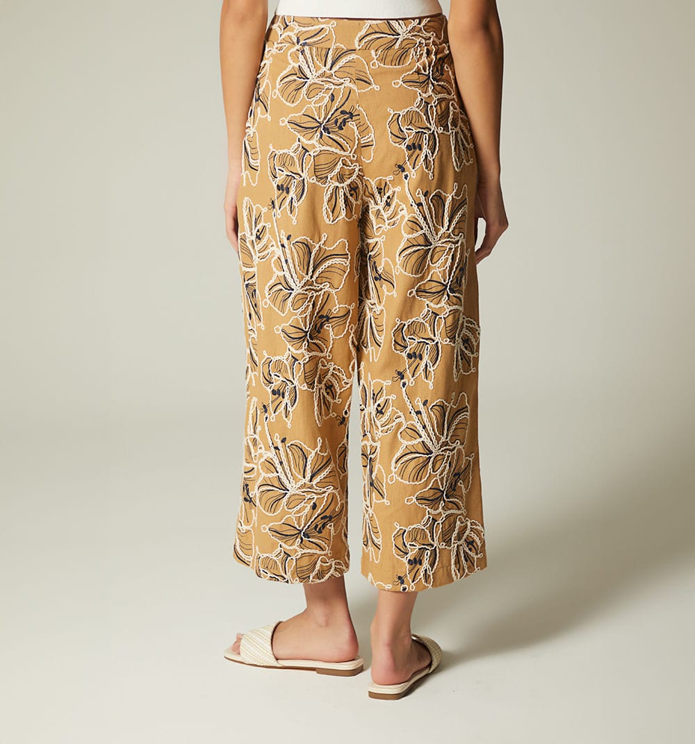 Pantalon culotte tiro alto - imagen 4