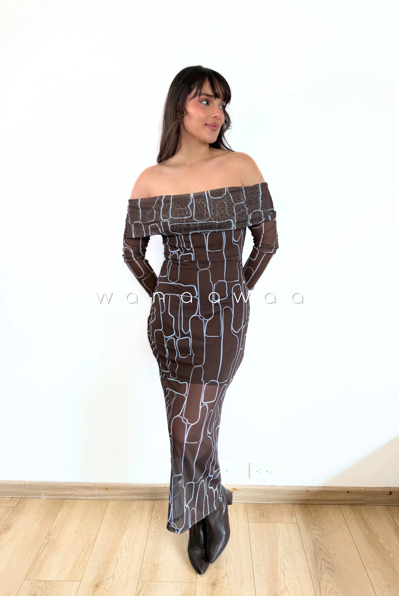 VESTIDO DILAY CÚBICO - imagen 3