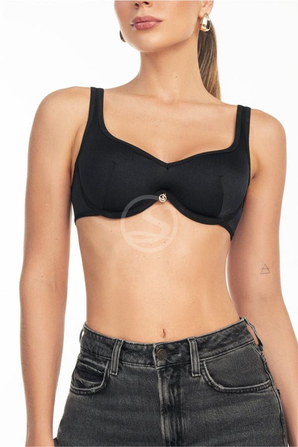 Bralette Fioré Negro Basic Santísimas Ref. S-629 - imagen 3
