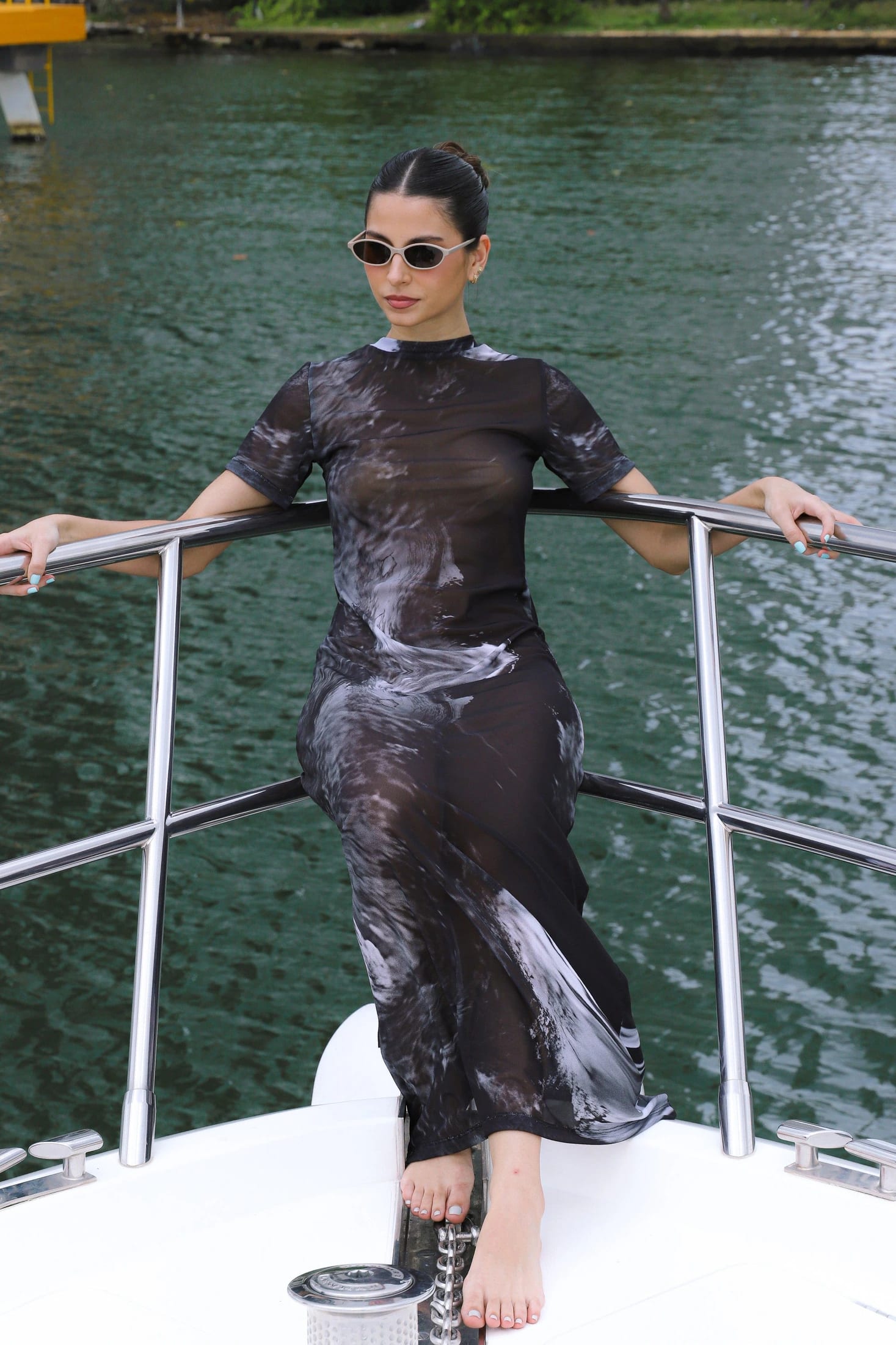 Mesh Dress - Everybody's Town (B&W) - imagen 6