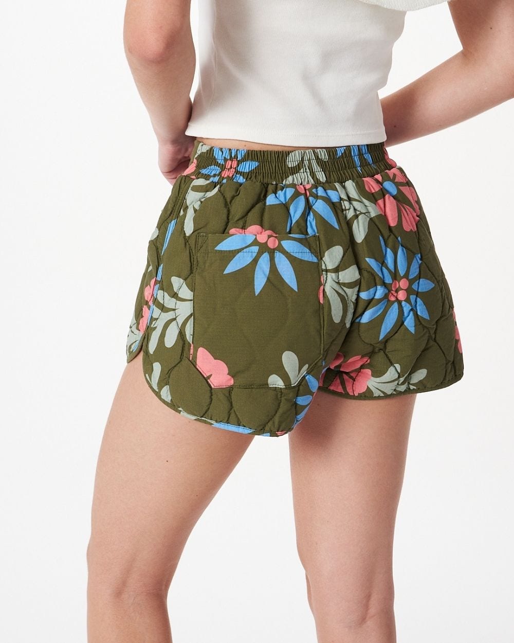 FLORAL QUILTED SHORT - imagen 4