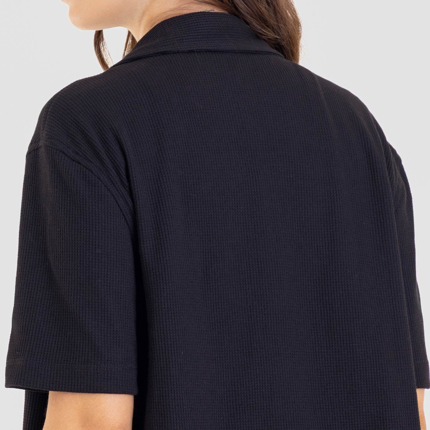 Relaxed Short Sleeve Shirt Black - imagen 8