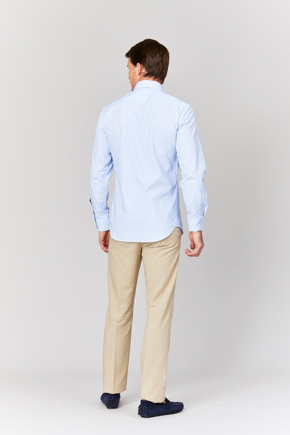 Men's cotton striped shirt - imagen 5