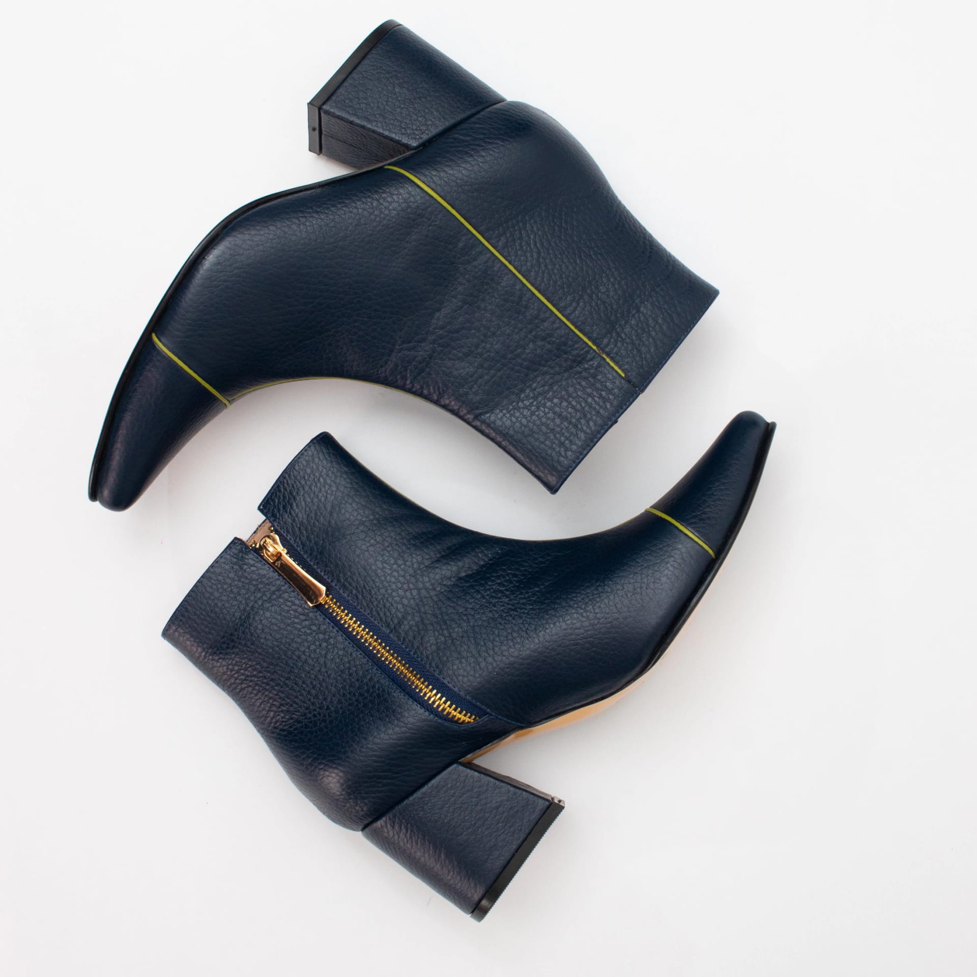 ANKLE boots - Navy blue x pistachio - imagen 1