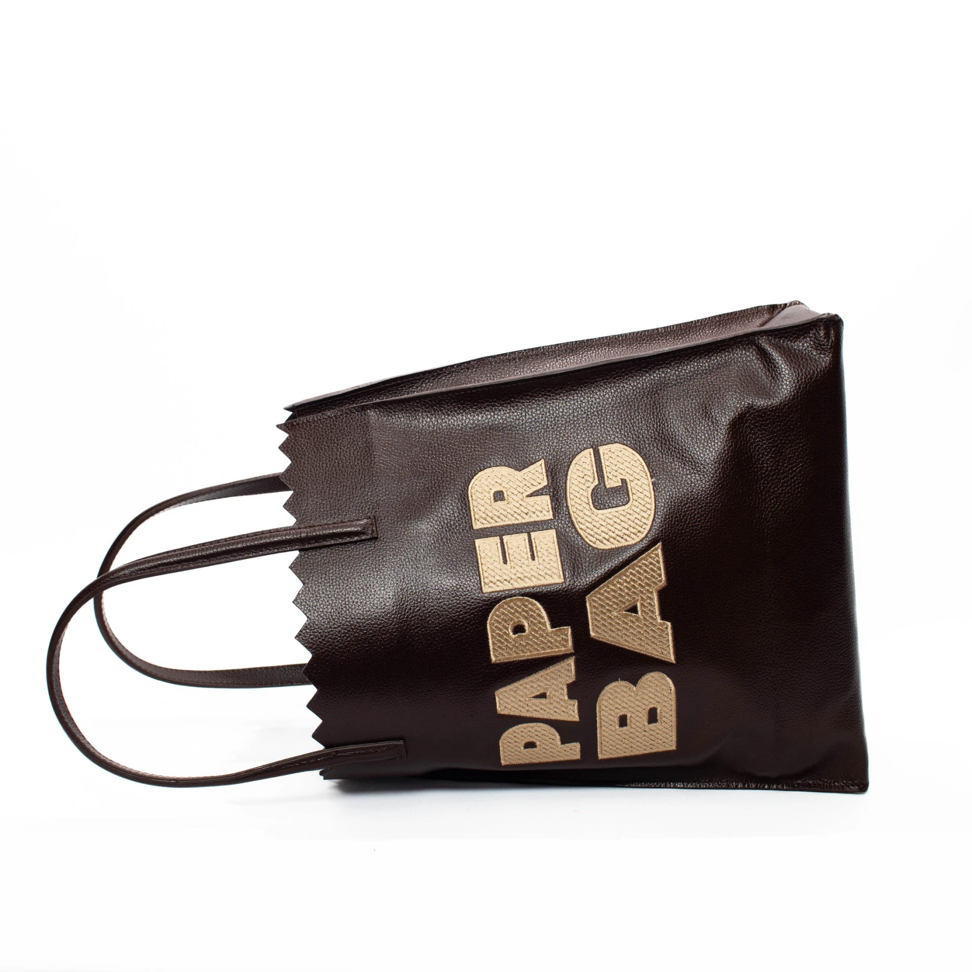 PAPER BAG - Chocolate x ivory - imagen 2