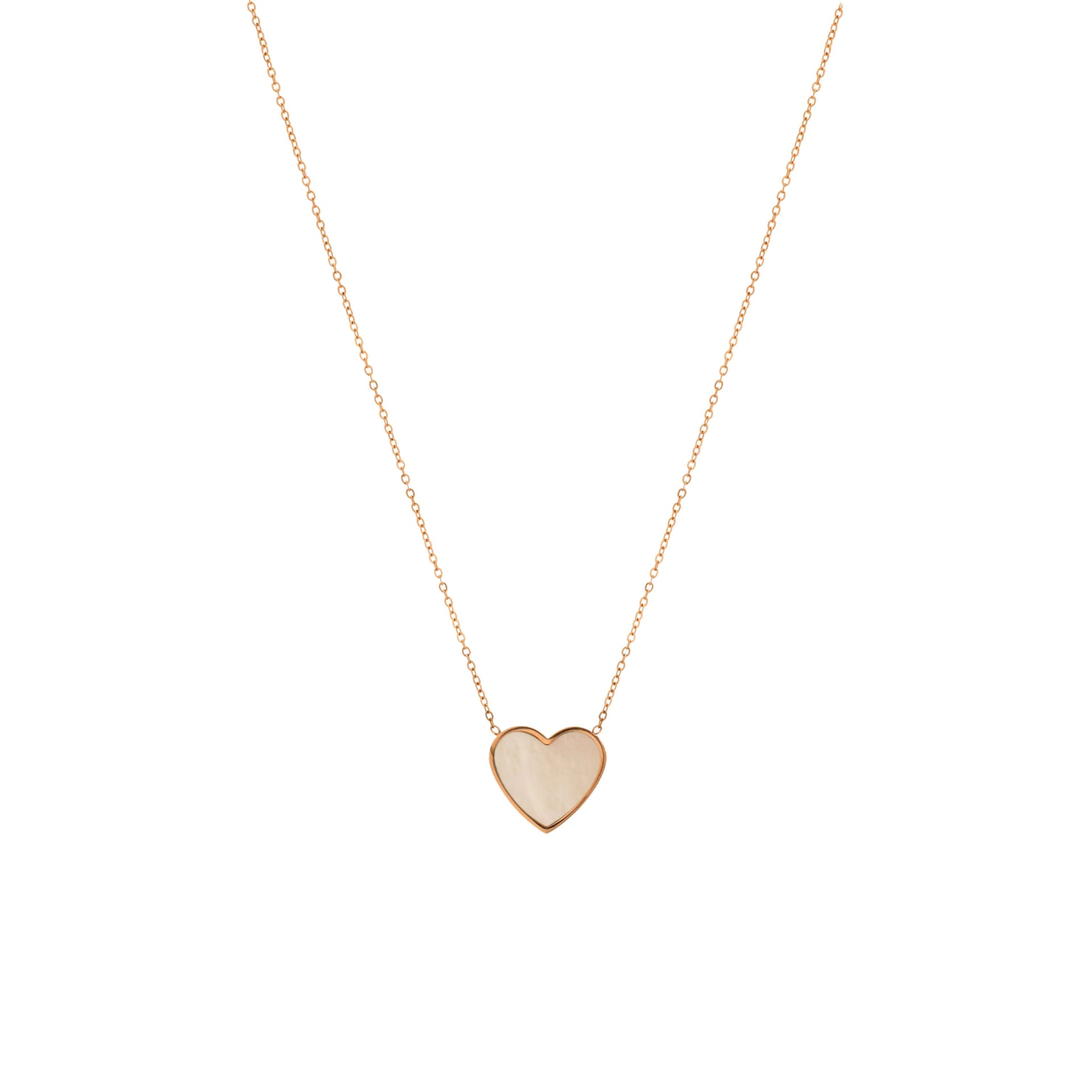 CADENA Mother Of Pearl Heart - imagen 3