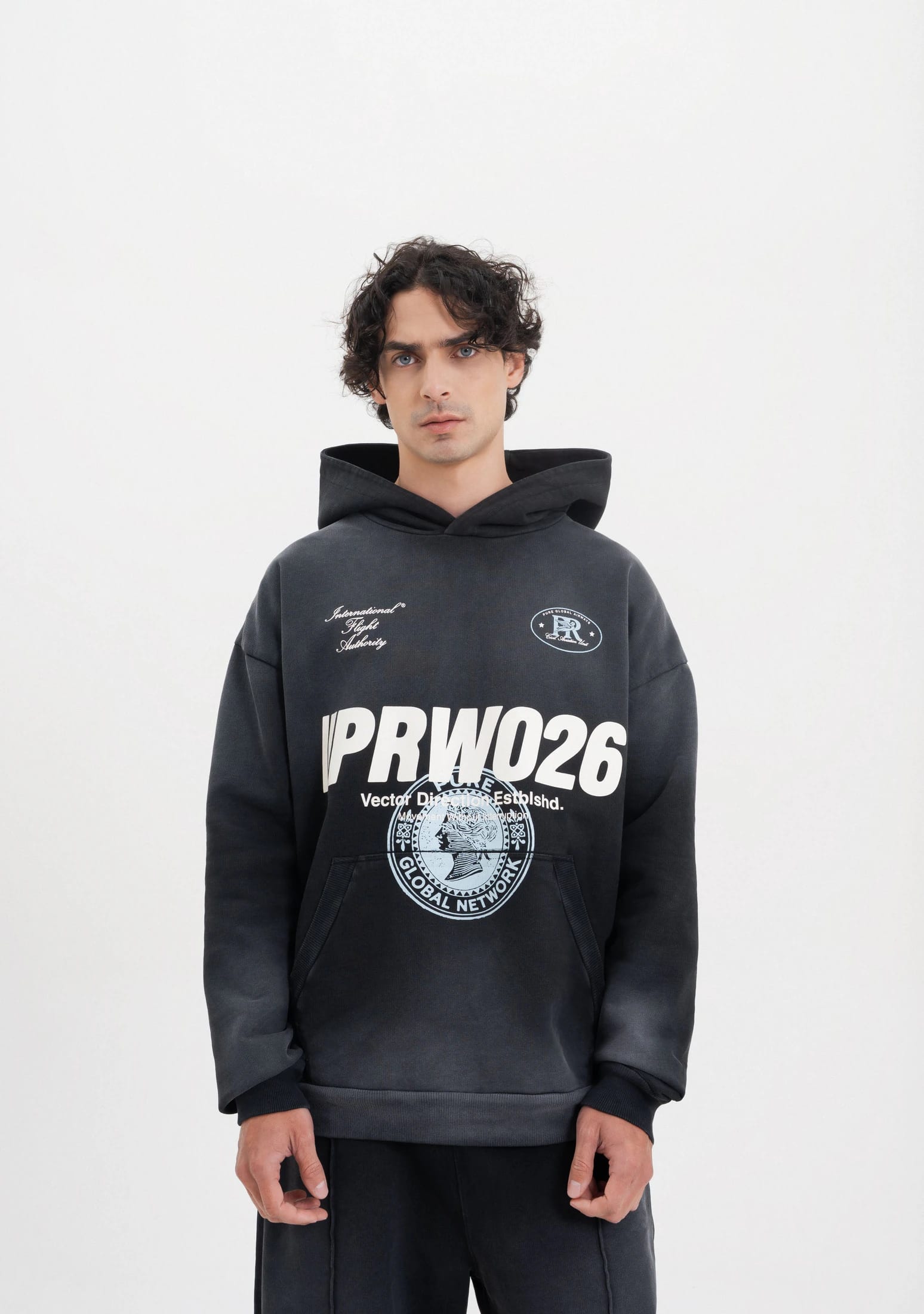Across The Lines Black Hoodie - imagen 2