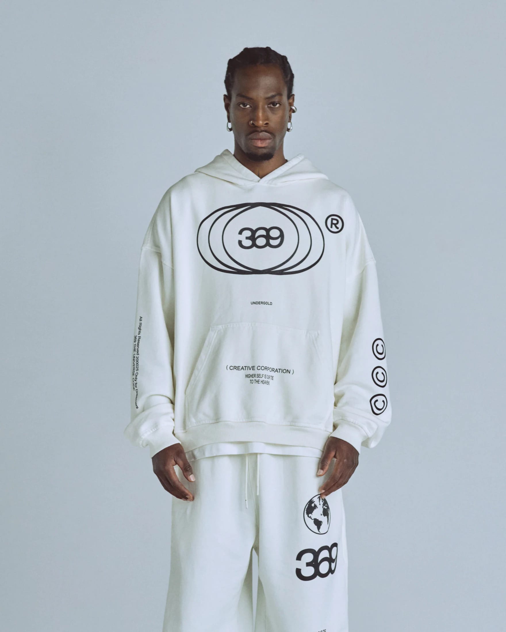Golden Heritage Basic Hoodie White - imagen 8