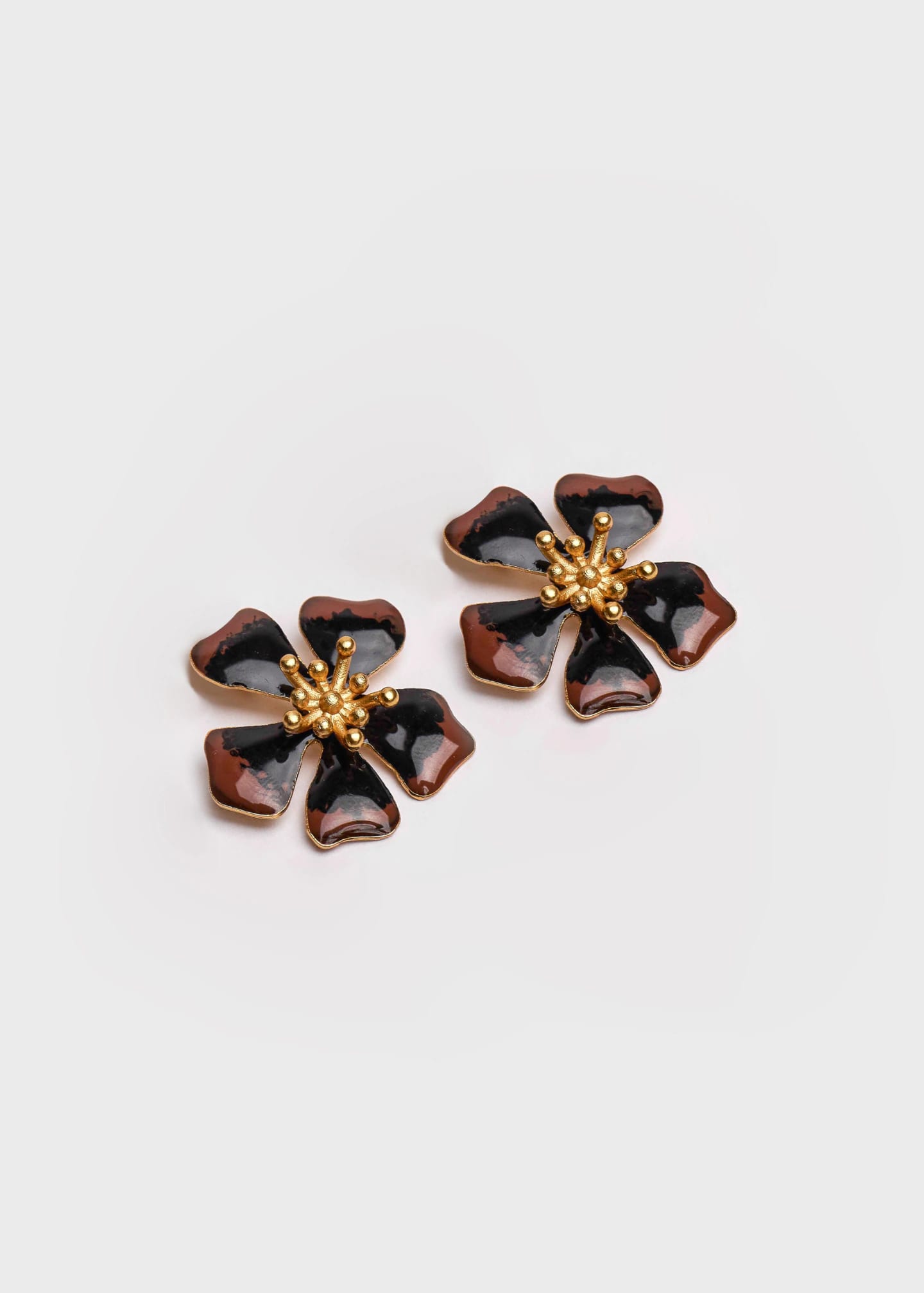 Aretes Aurora midi negro - imagen 1