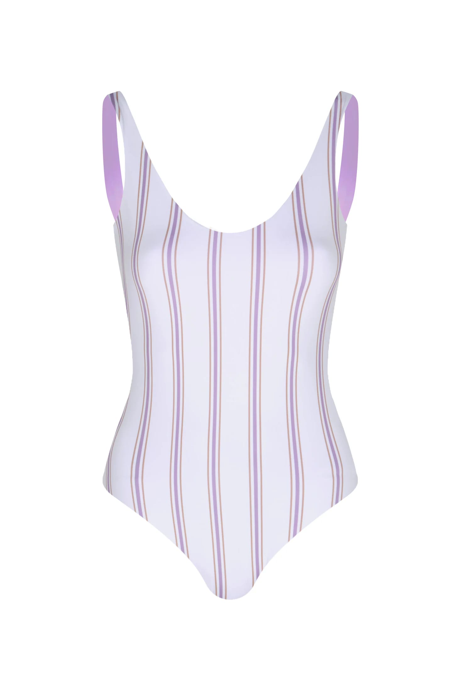 Olympic One Piece / Lilac Stripes - imagen 4