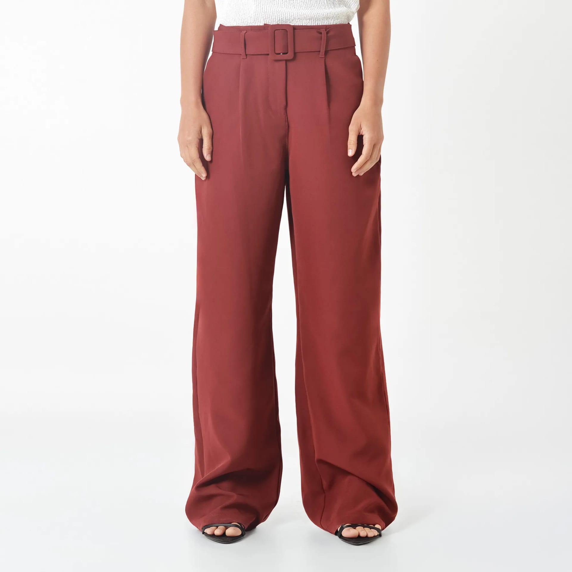 Pantalon Tiro Alto Bota Palazzo - imagen 4