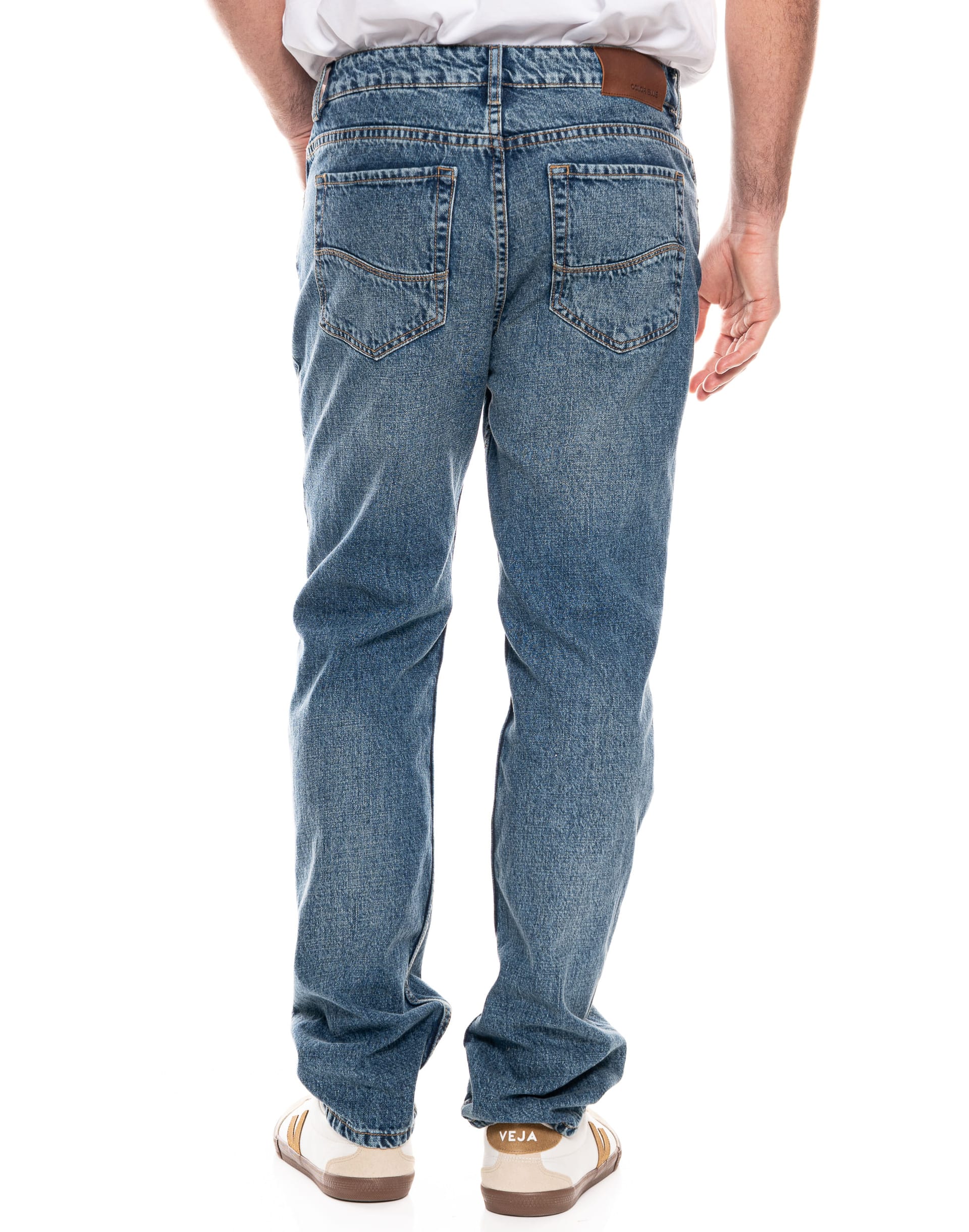 Jeans Regular Fit Tono Medio - imagen 3