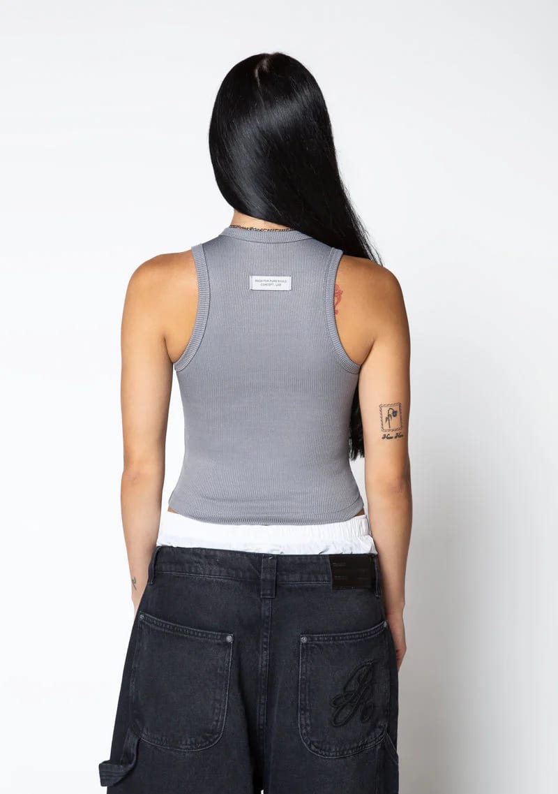Dopamine grey rib tank top - imagen 9