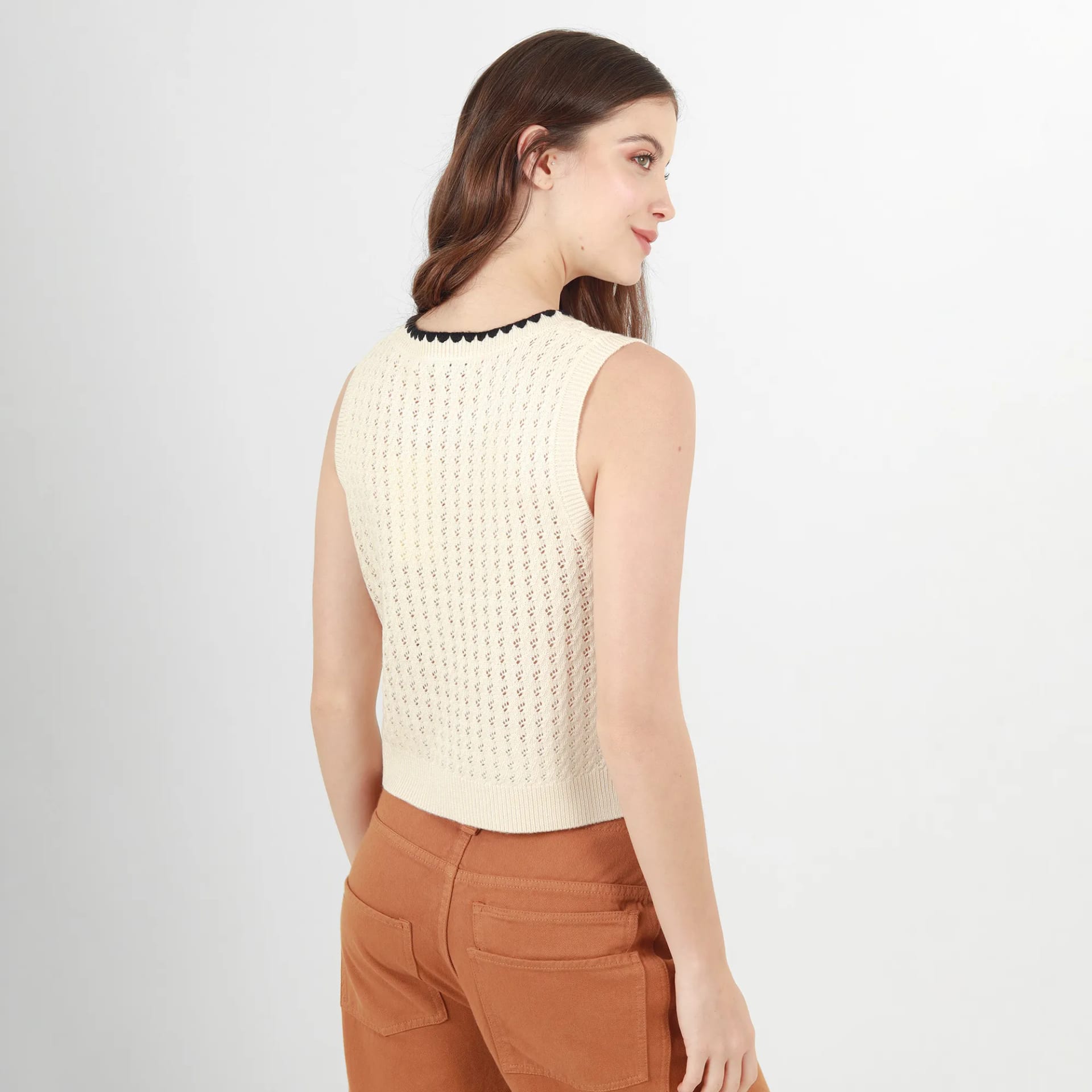Sweater Cuello Redondo Manga Sisa - imagen 3